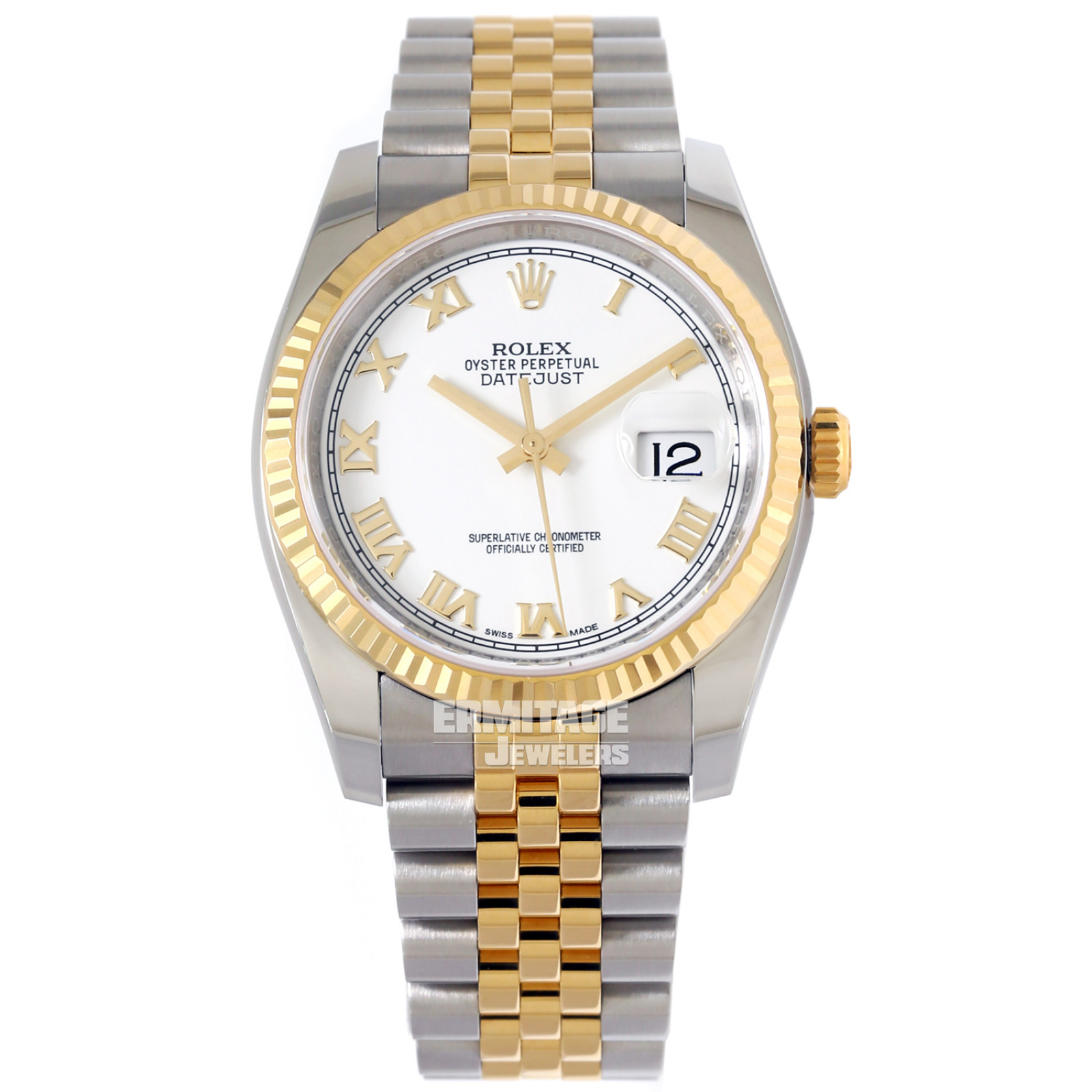 36 mm Rolex Datejust 116233 Gold & Steel on Oyster Pre-Owned