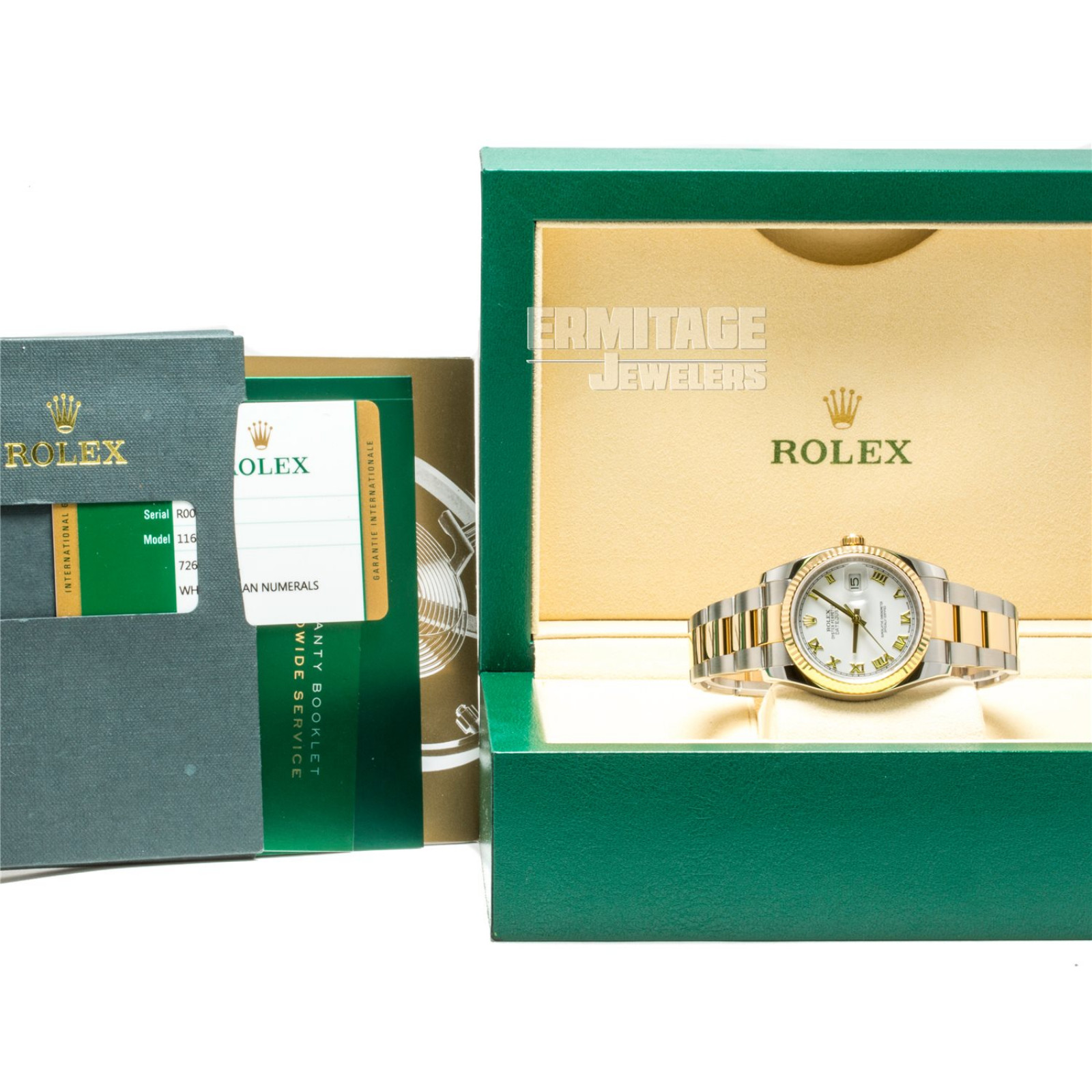 Gold & Steel on Oyster Rolex Datejust 116233 36 mm
