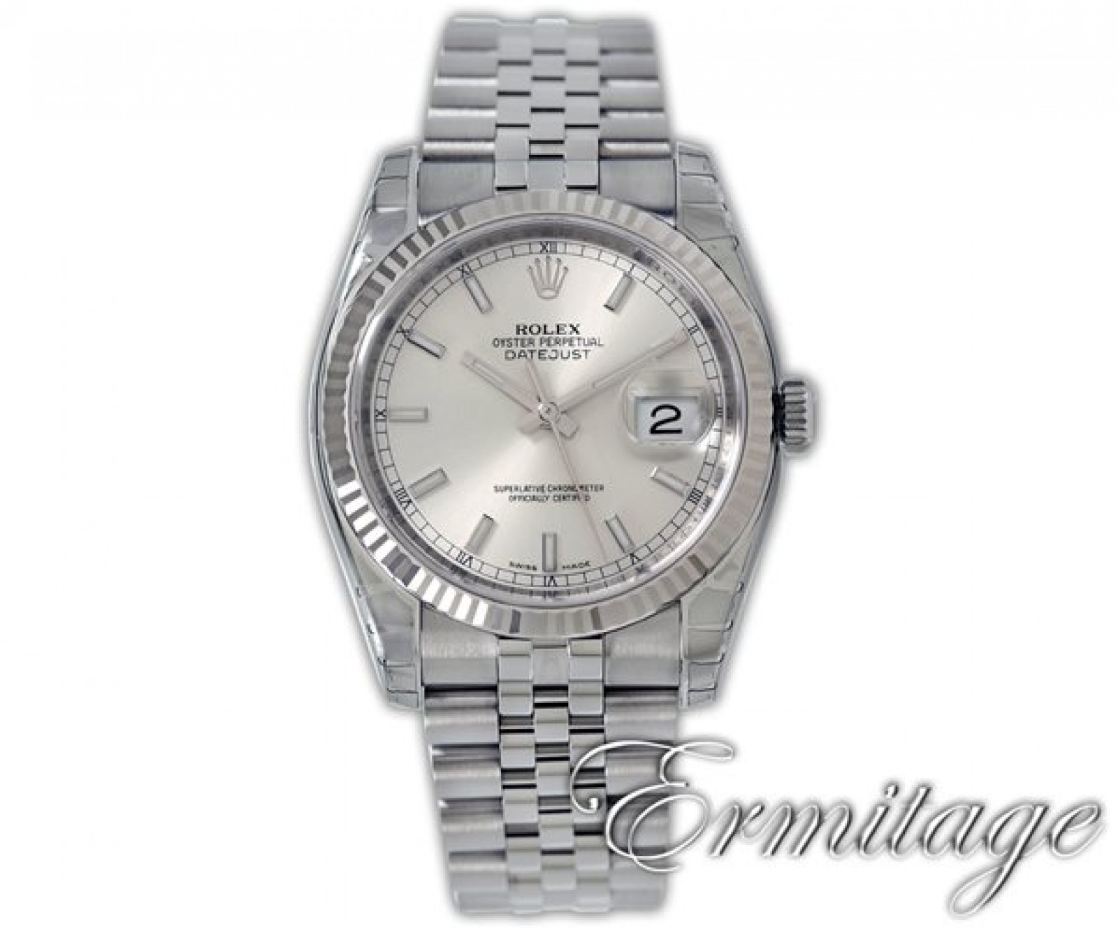 Pre-Owned Rolex Datejust 116234 18 kt White Gold