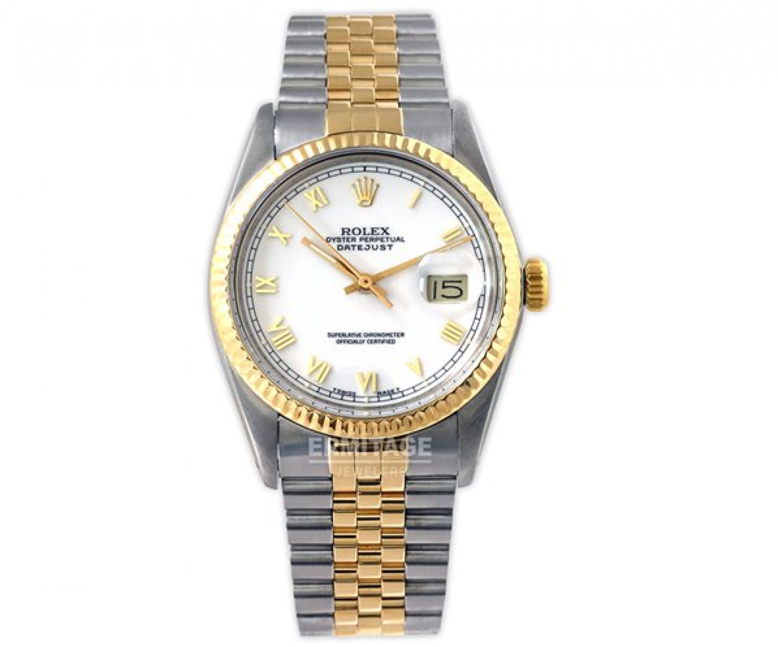 Rolex Datejust 16013 with 18 kt Yellow Gold