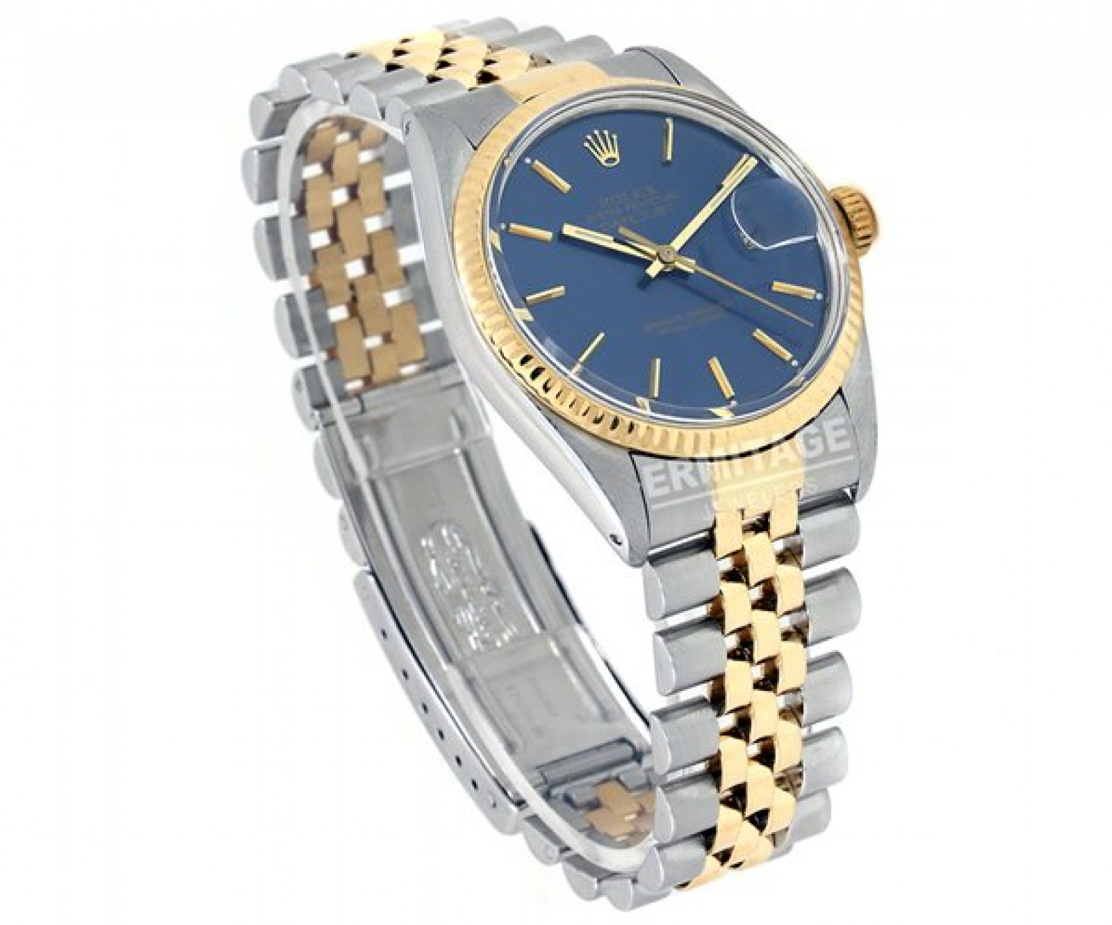 Pre-Owned Rolex Datejust 16013 with Blue Dial