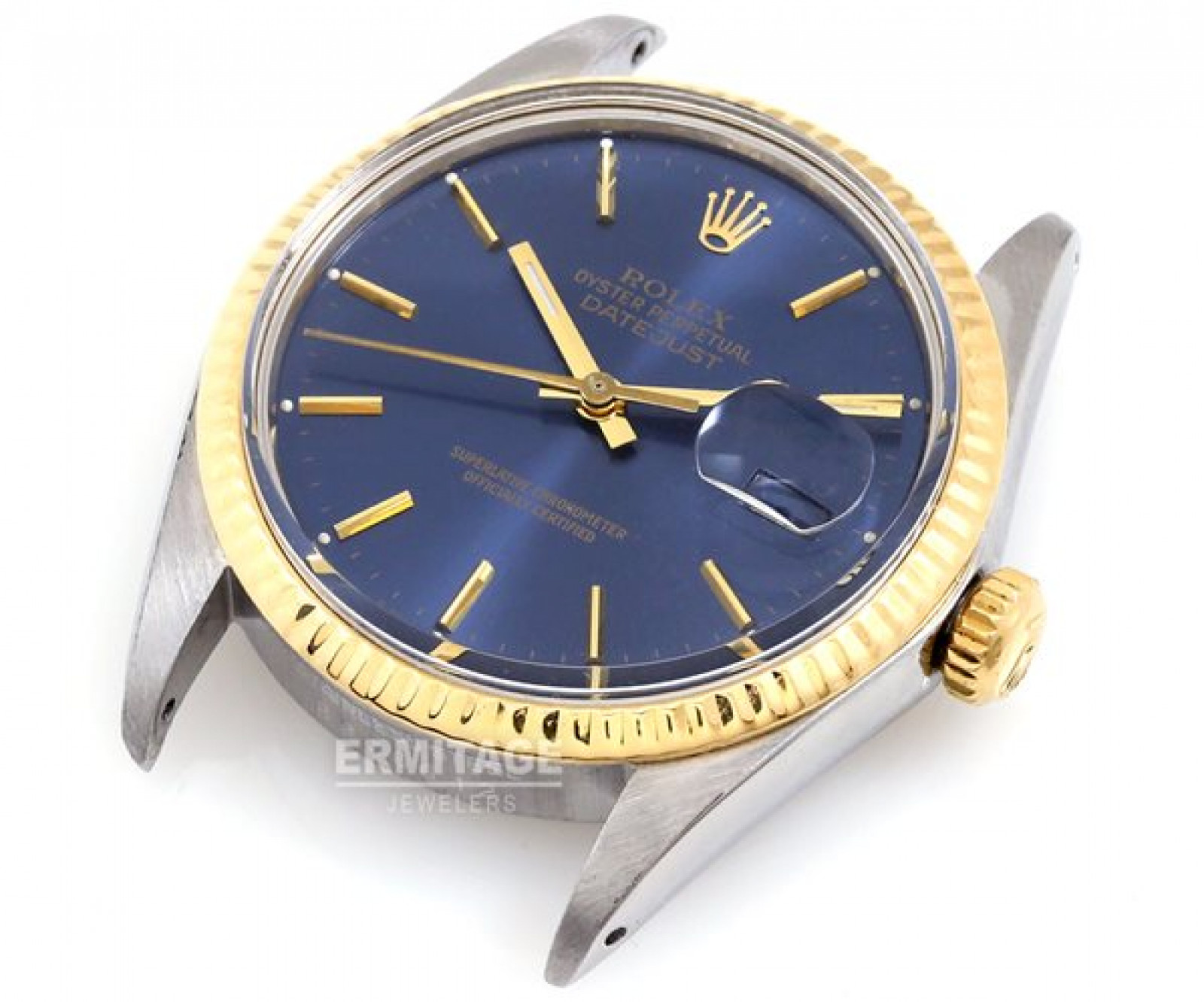 Pre-Owned Rolex Datejust 16013 with Blue Dial