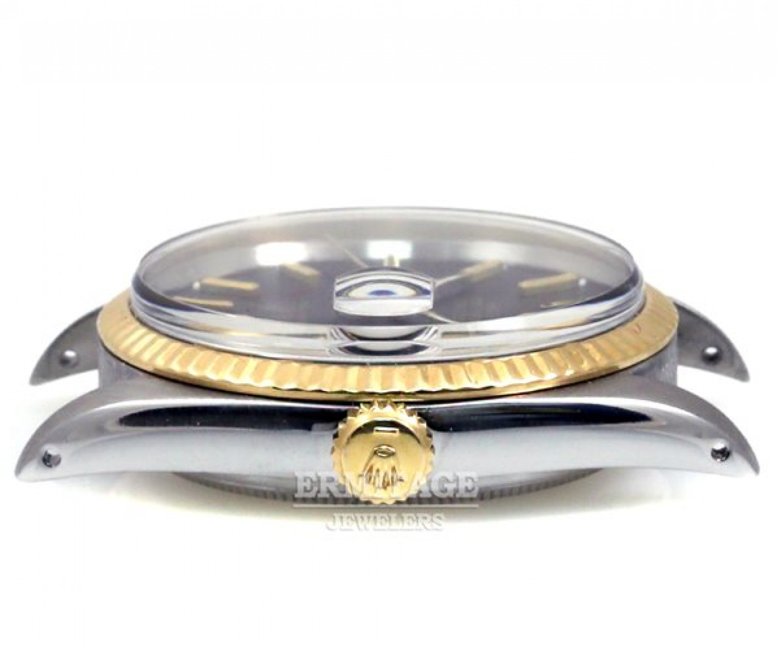 Retro Style Rolex Datejust 16013 Gold & Steel Black