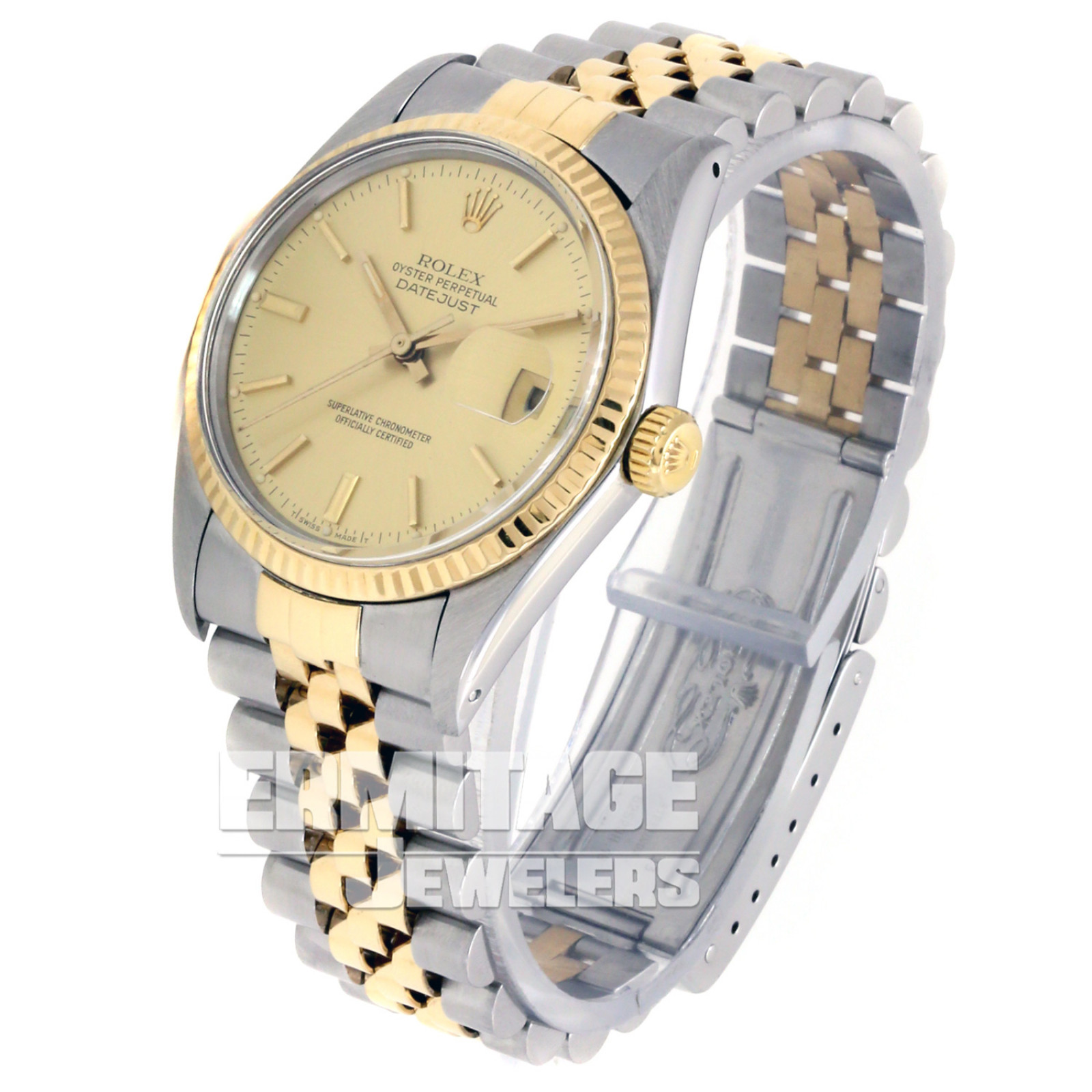 Classic Rolex Datejust 16013 with Champagne Dial