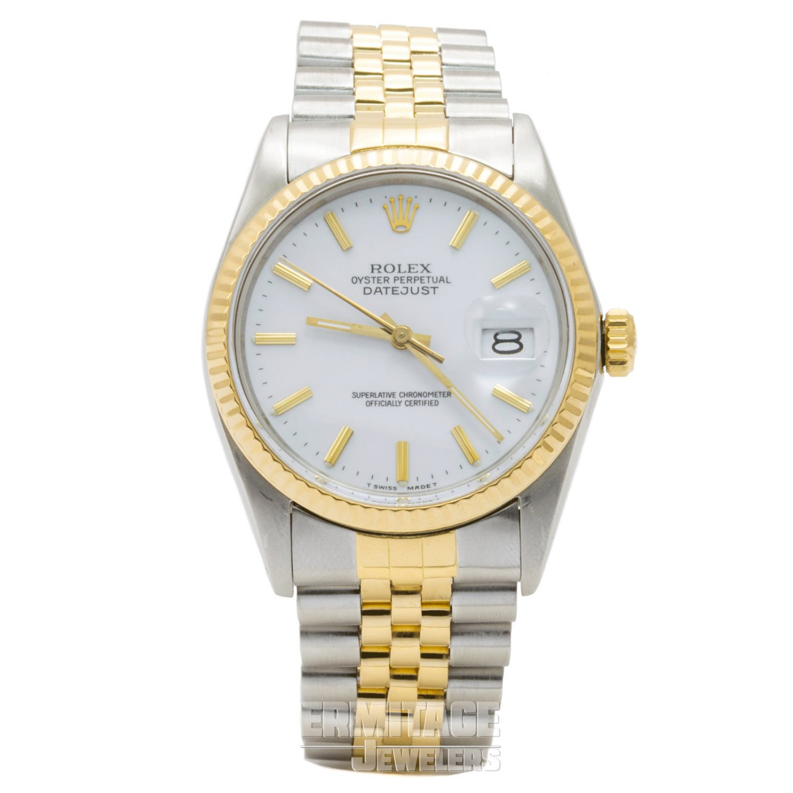 Rolex Datejust 16013 with White Dial