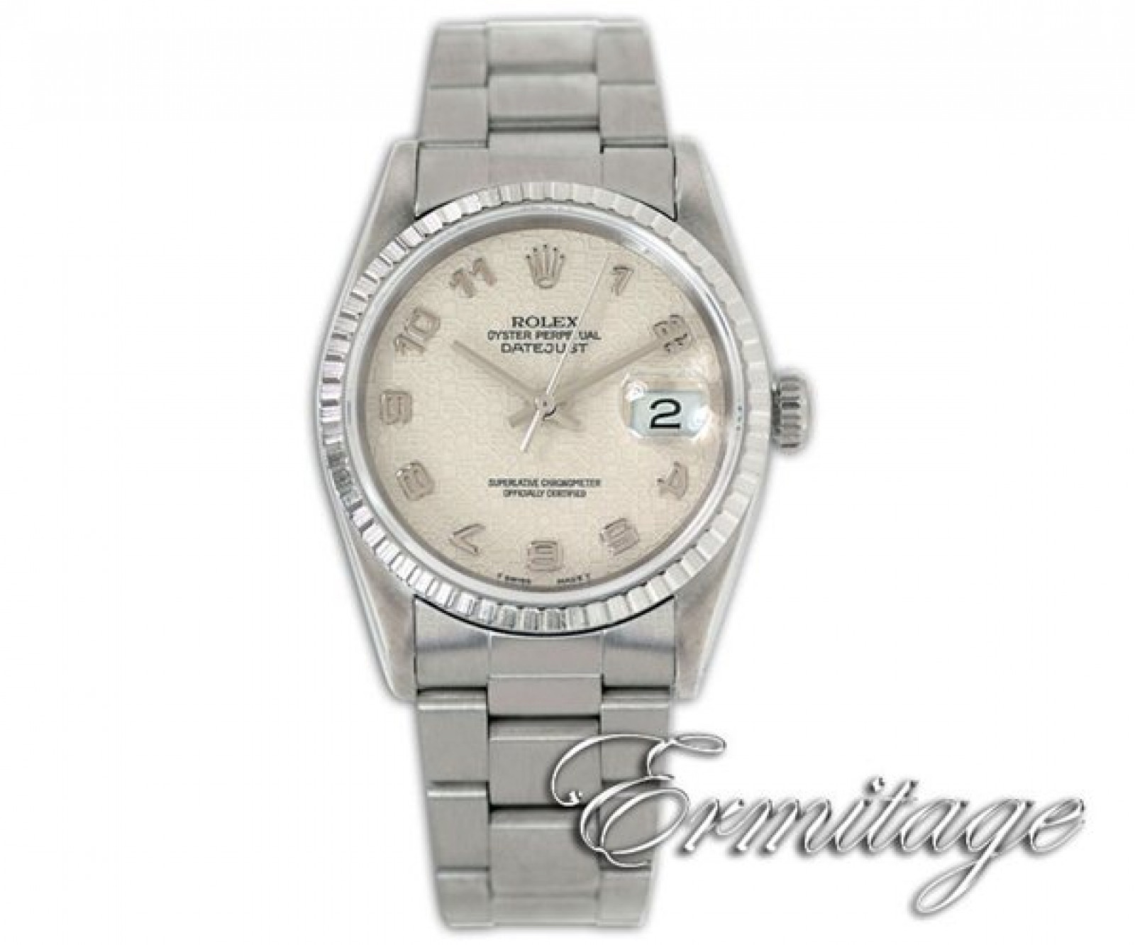 Rolex Datejust 16220 Steel with Ivory Dial