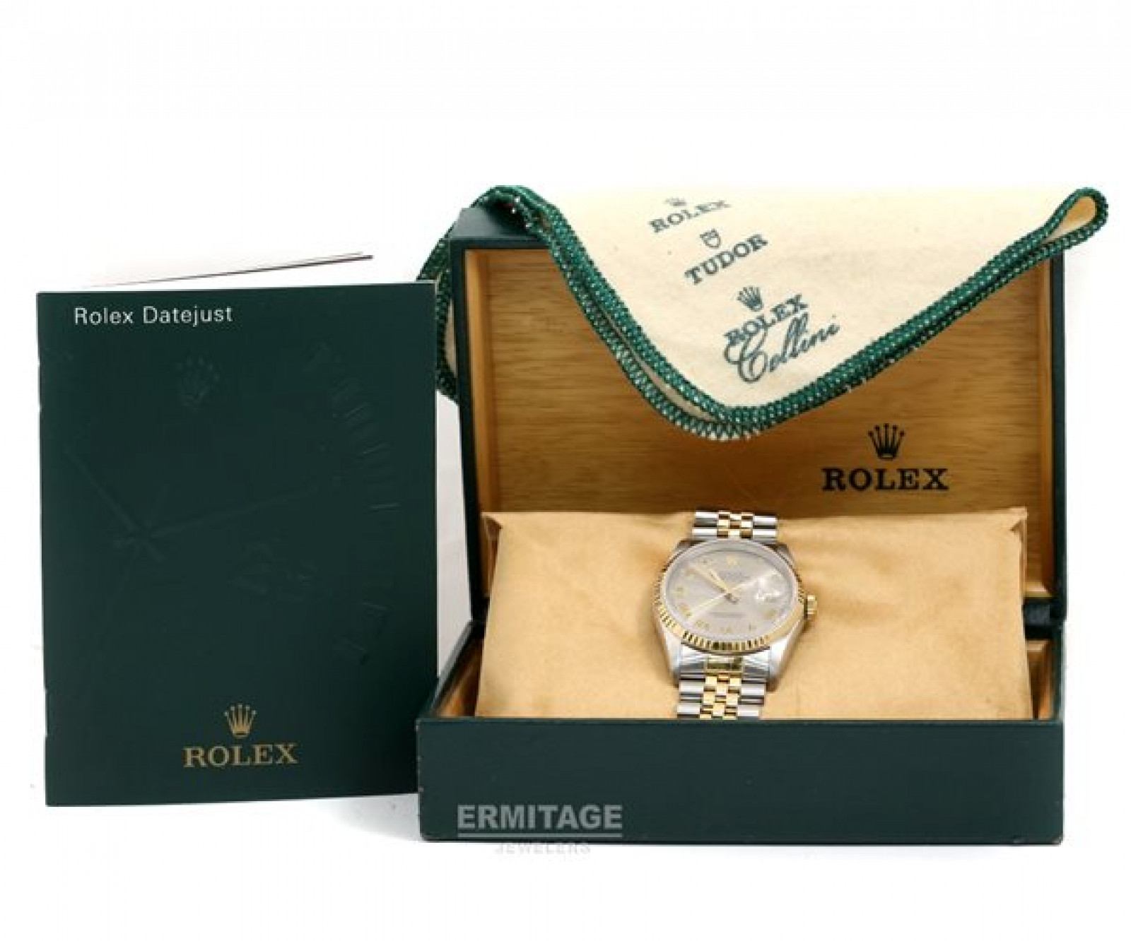 Rolex Datejust 16233 Gold & Steel With Rhodium Dial
