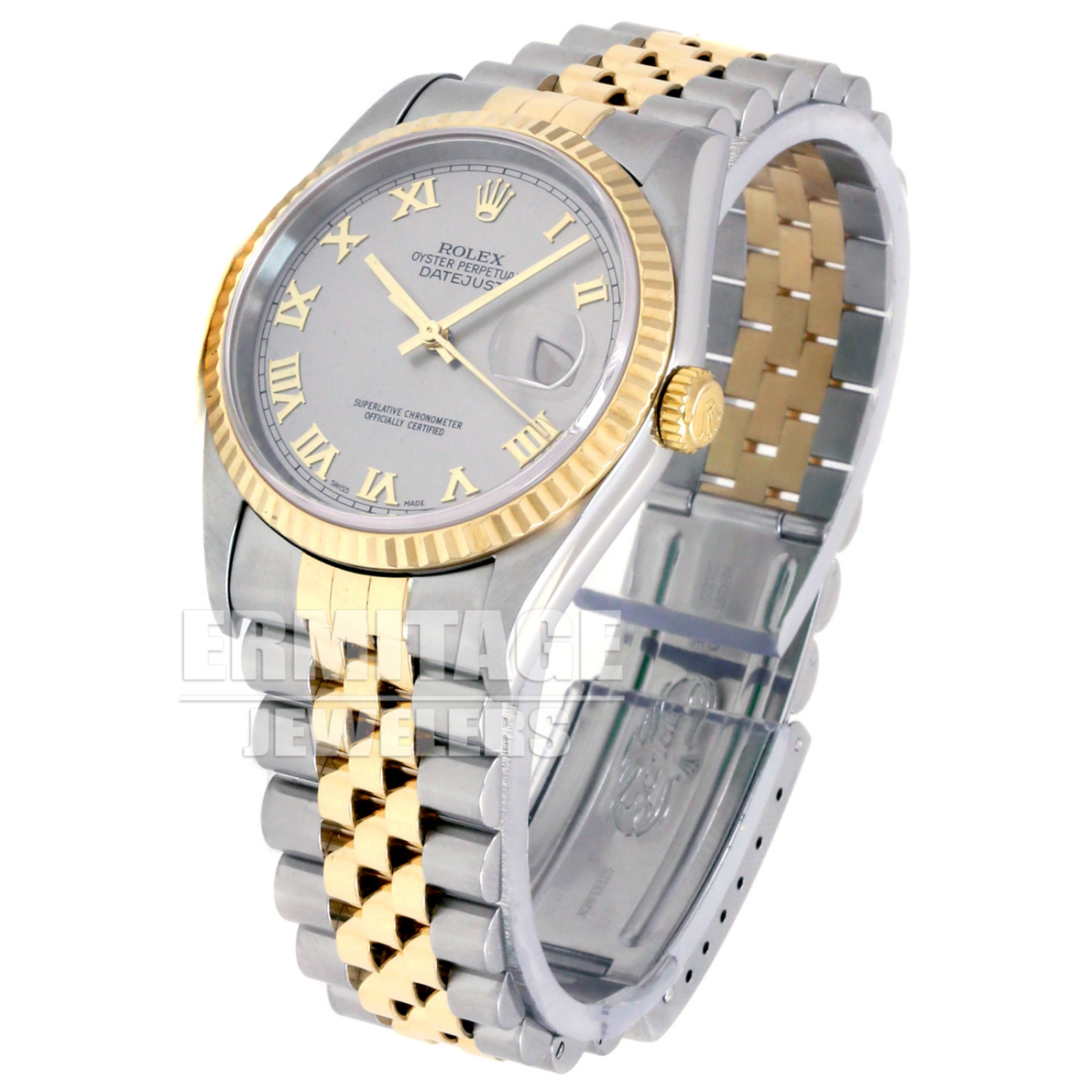 Pre-Owned Rolex Datejust 16233 with Steel Dial