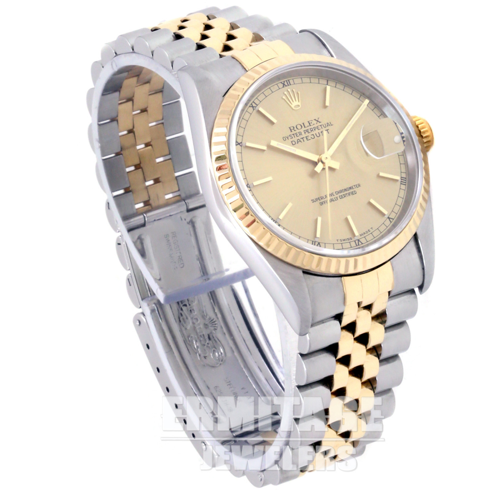 Used Rolex Datejust 16233 with Champagne Dial