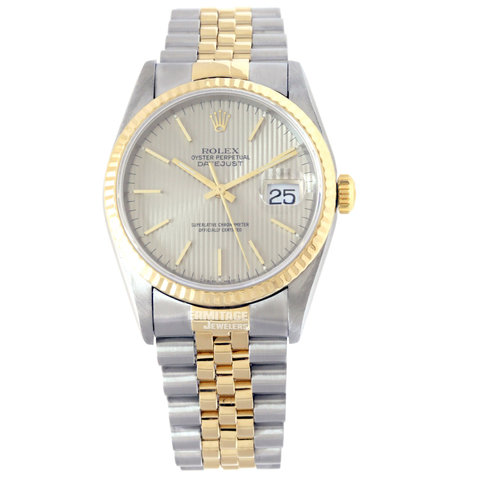 Tapestry Style Rolex Datejust 16233 Two Tone