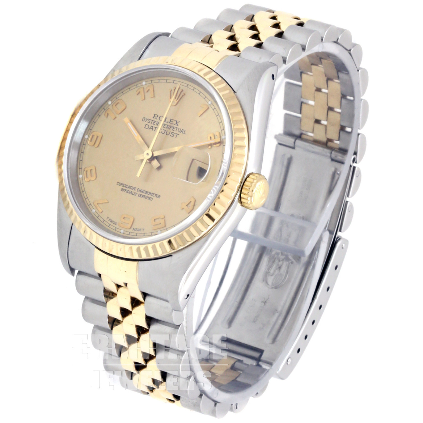 Mens Rolex Datejust 16233 with Champagne Dial