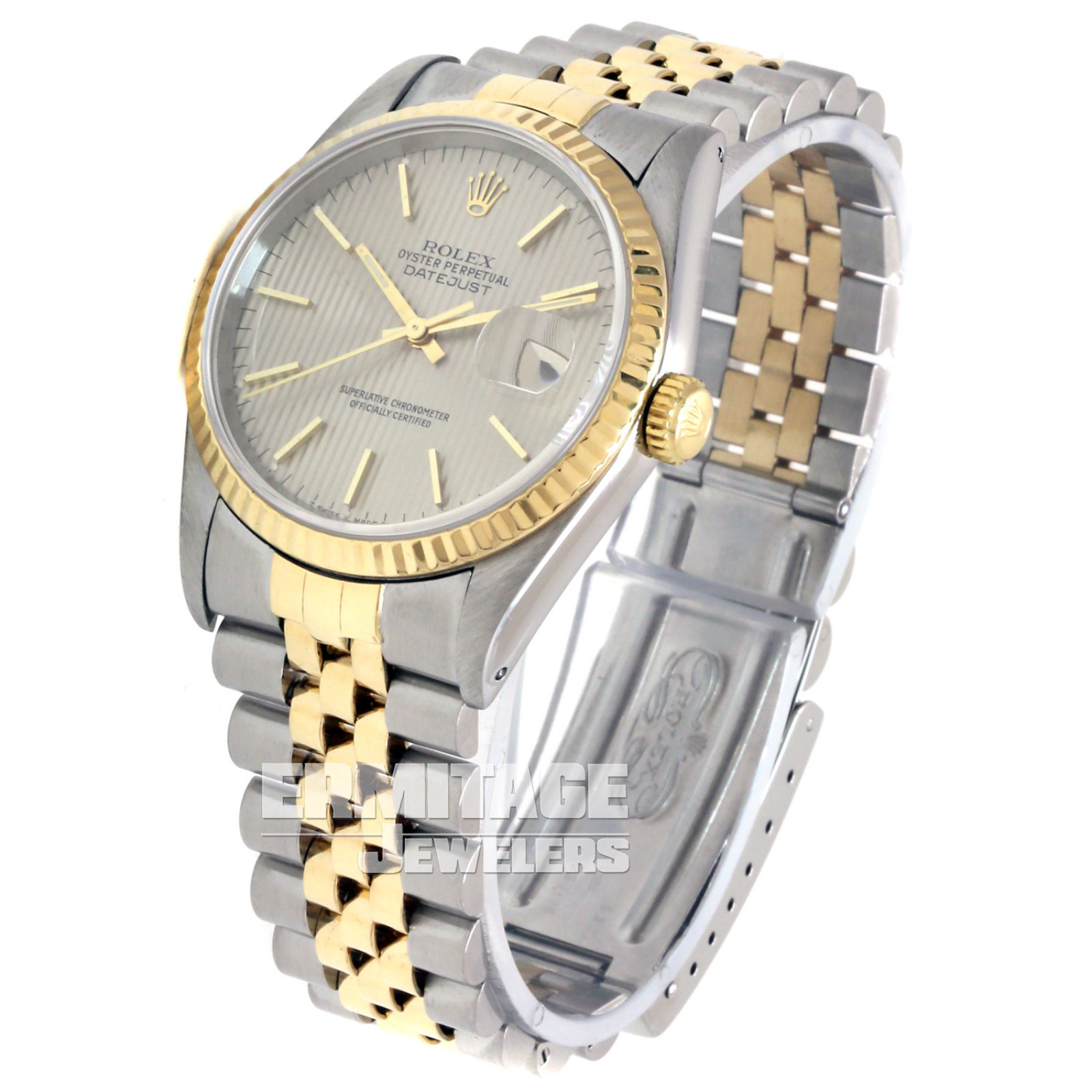 Tapestry Style Rolex Datejust 16233 Two Tone