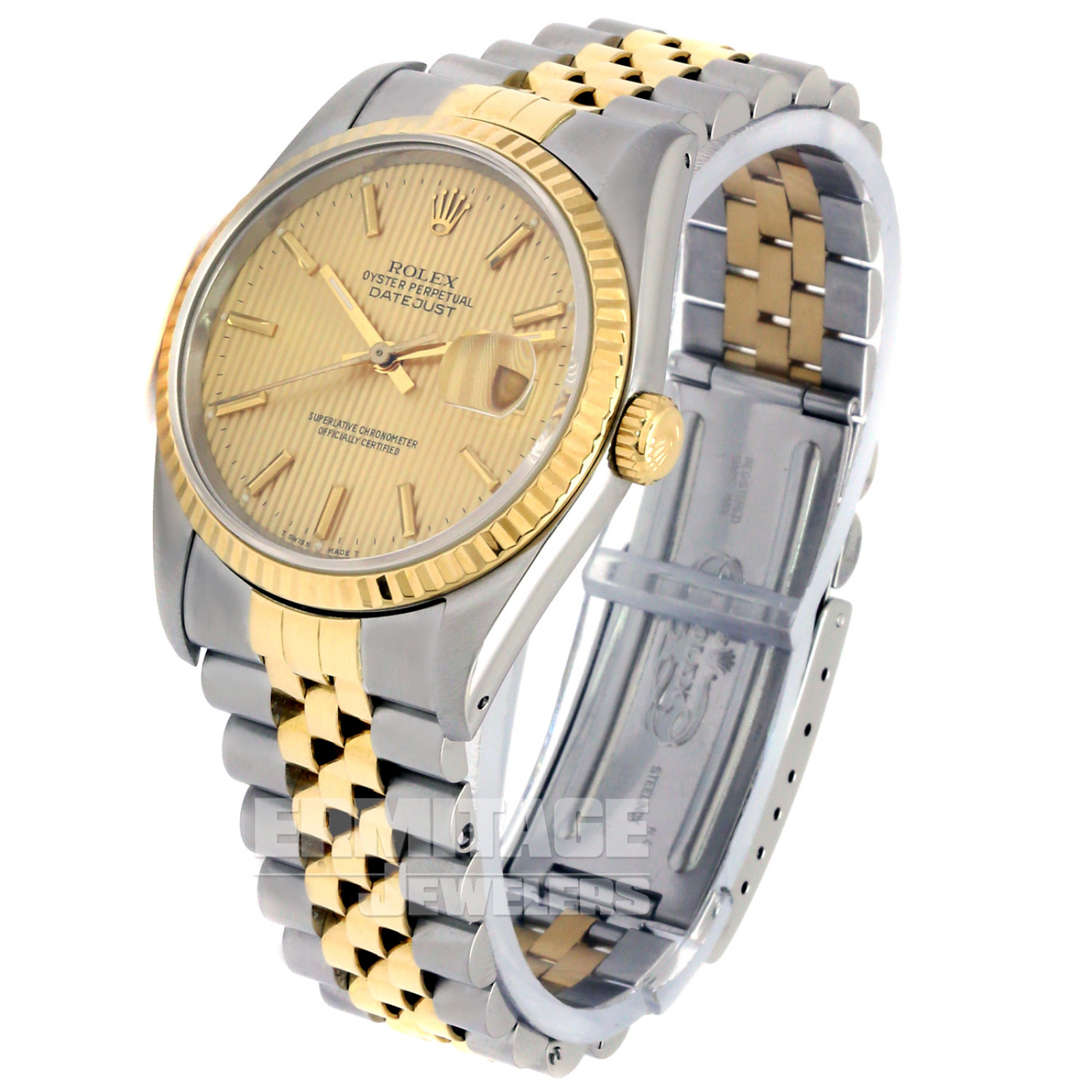 Pre-Owned Rolex Datejust 16233 with Tapestry Dial