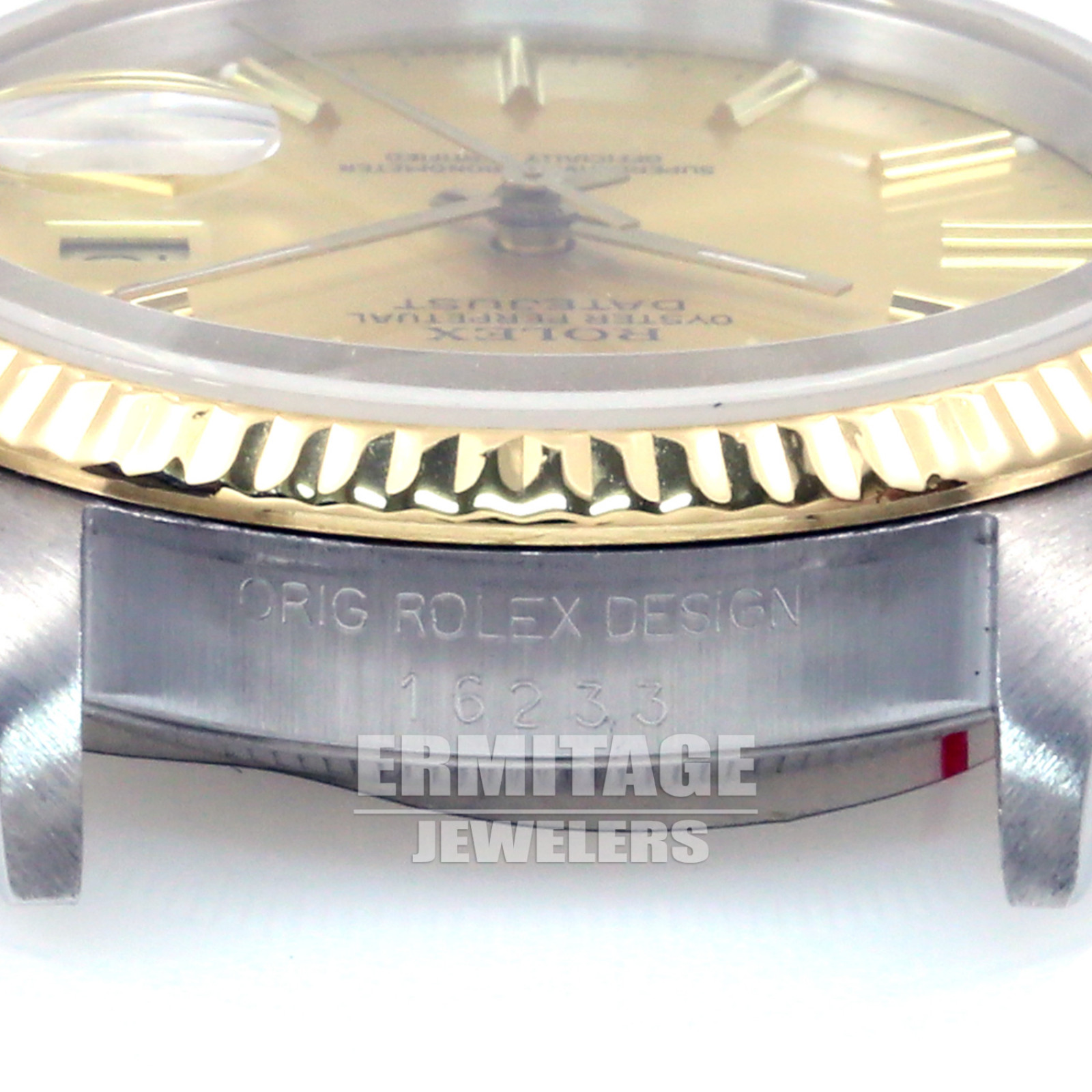 Pre-Owned Rolex Datejust 16233 with Champagne Dial