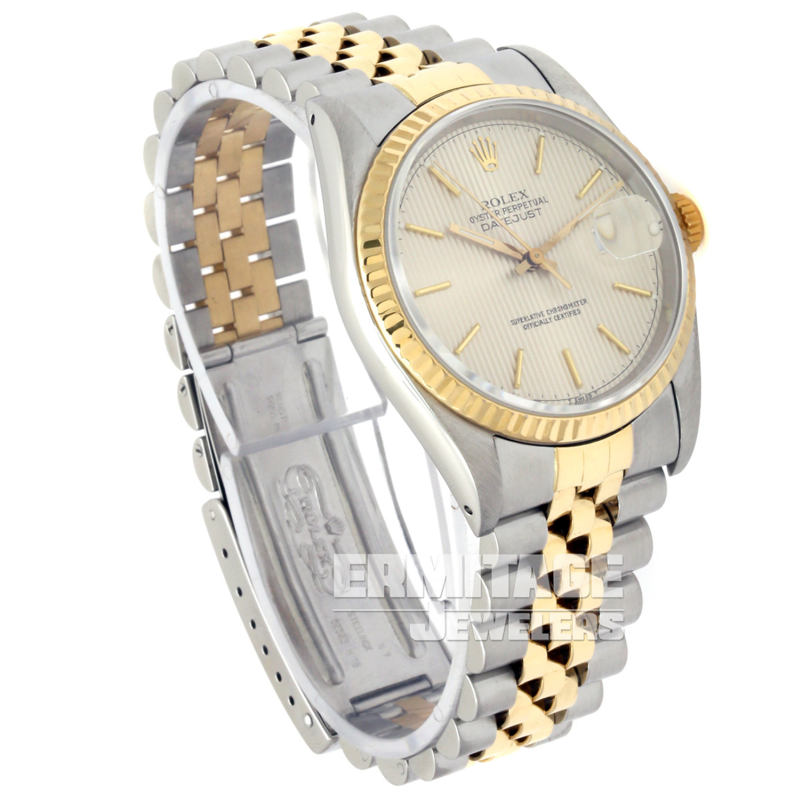 Tapestry Style Rolex Datejust 16233 Gold & Steel