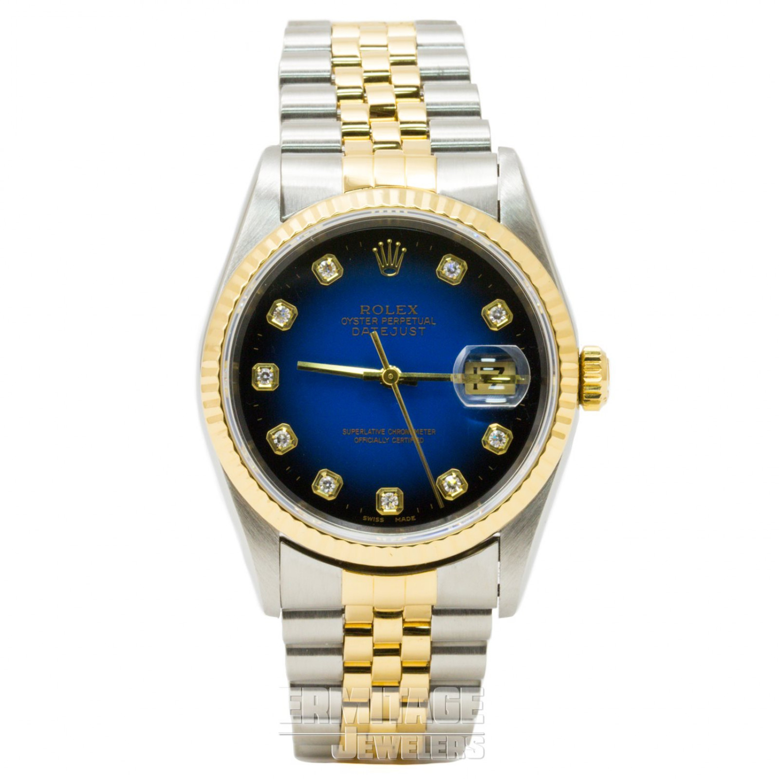 Rolex Datejust 16233 with Blue Dial
