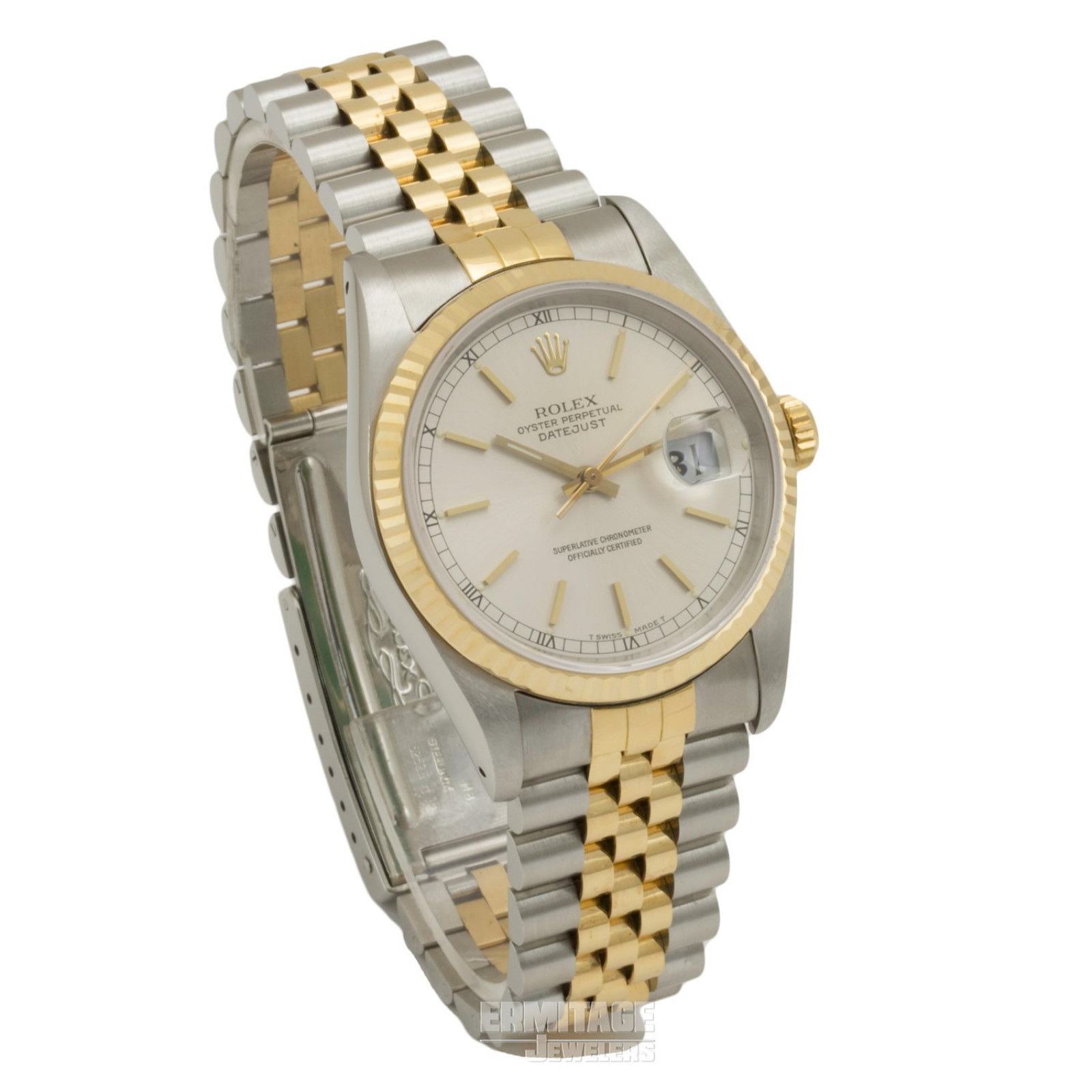 Gold & Steel on Oyster Rolex Datejust 16233 36 mm
