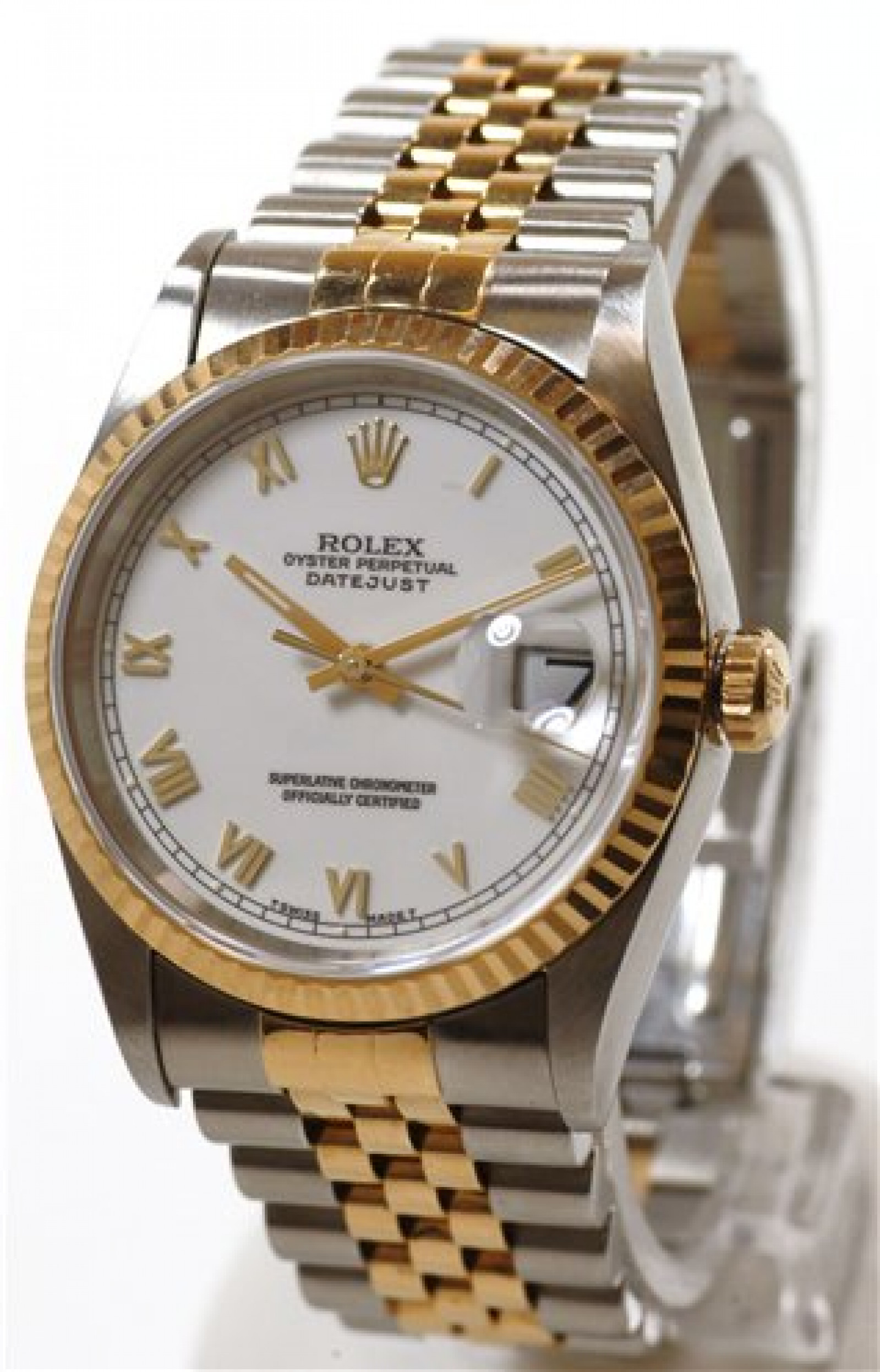 Rolex Datejust 16233 with 18 kt Yellow Gold