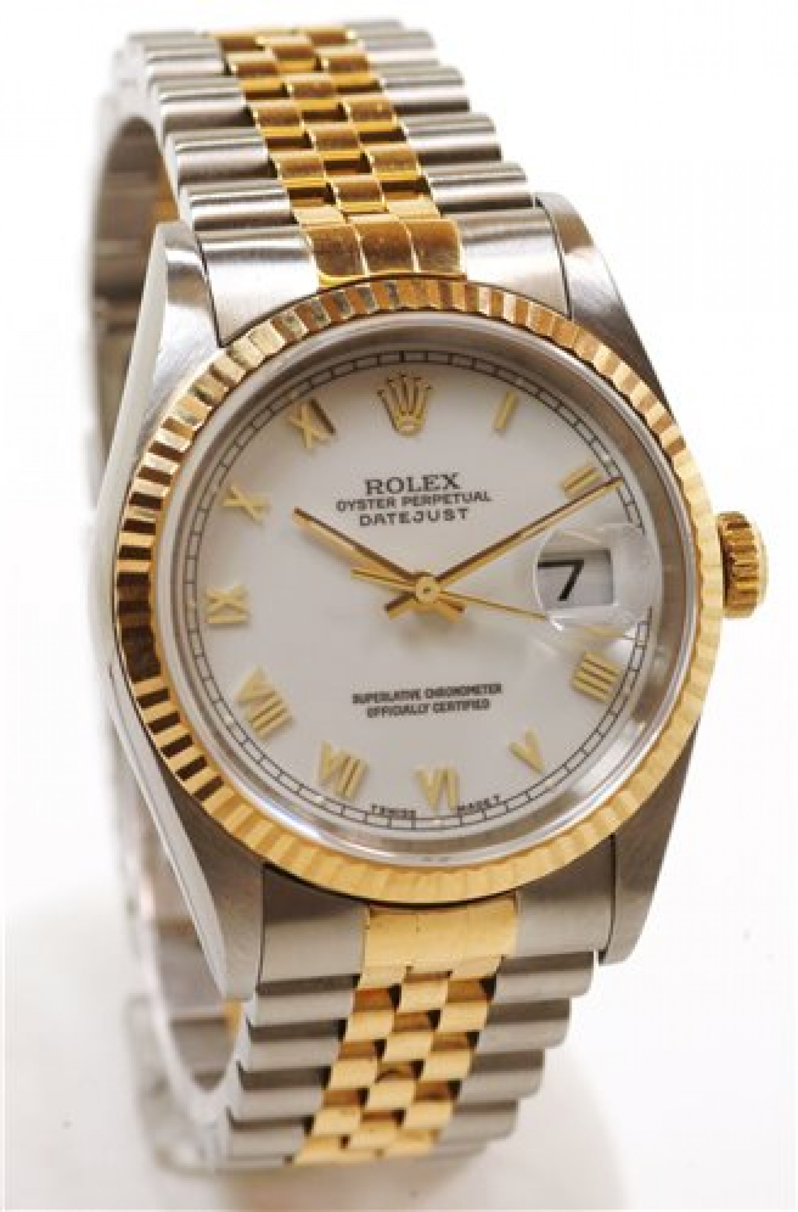 Rolex Datejust 16233 with 18 kt Yellow Gold