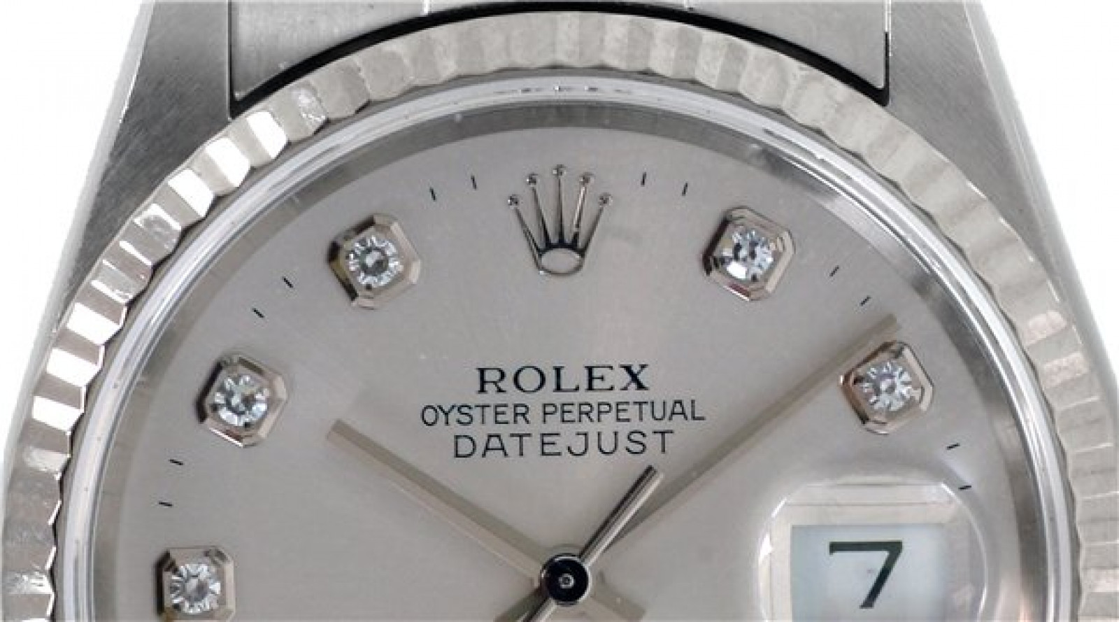 Silver Diamond Dial Rolex Datejust 16234