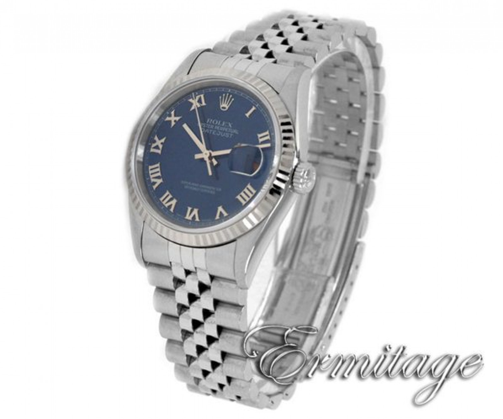 Rolex Datejust 16234 Steel with Blue Dial & Roman Markers