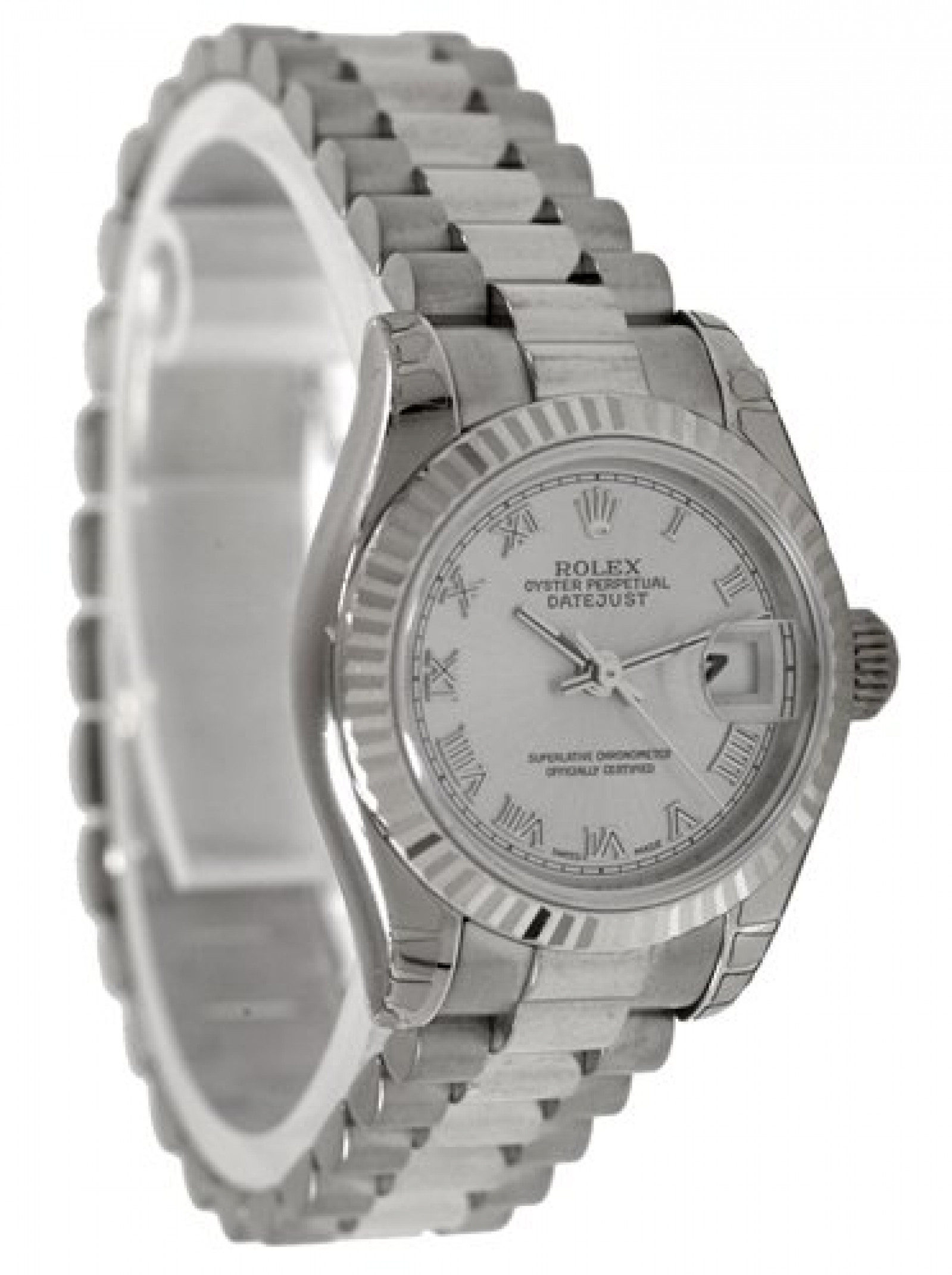 Rolex Datejust 179179 White Gold with Silver Dial & Roman Markers