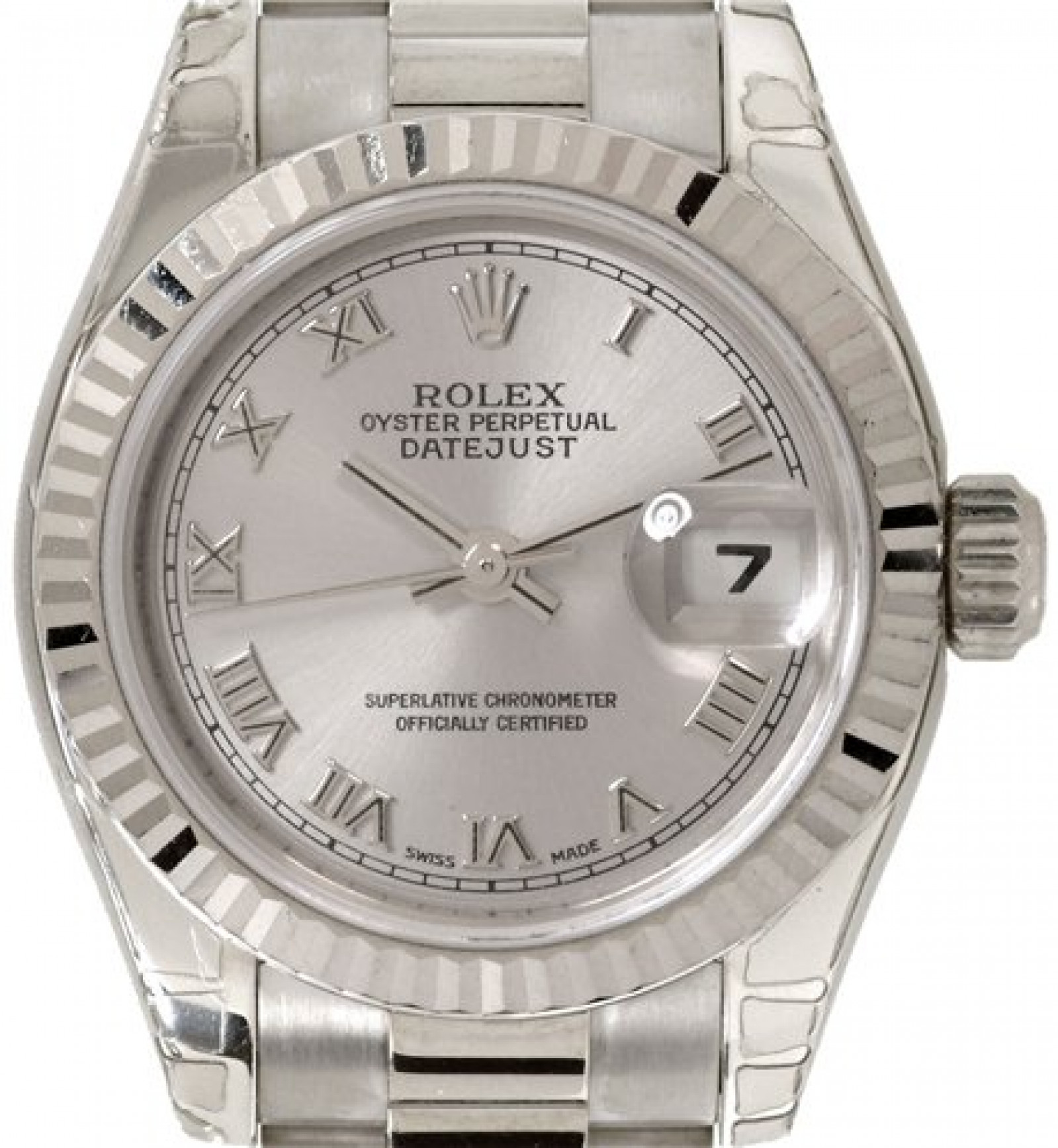 Rolex Datejust 179179 White Gold with Silver Dial & Roman Markers