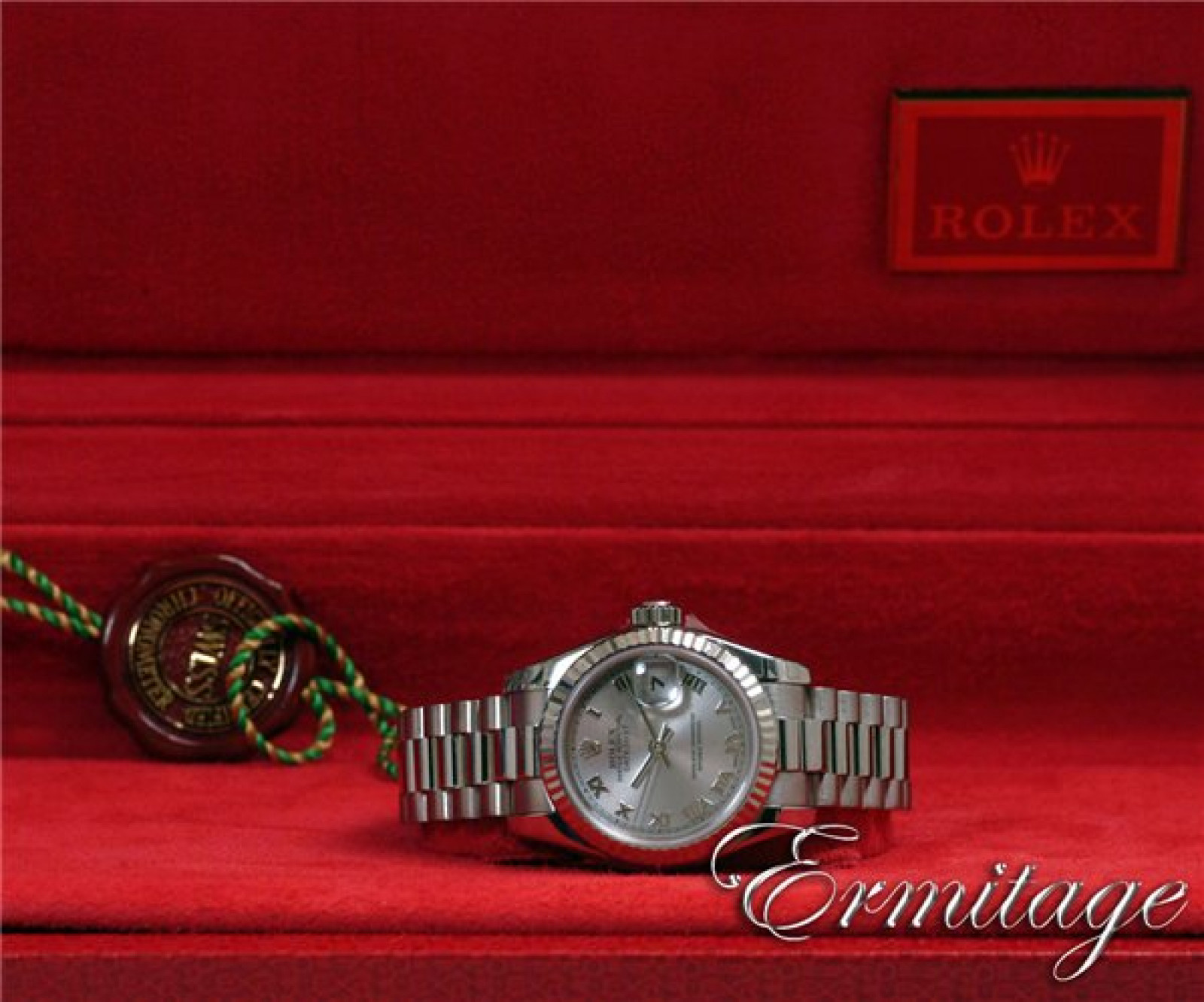 Rolex Datejust 179179 White Gold with Rhodium Dial & Roman Markers