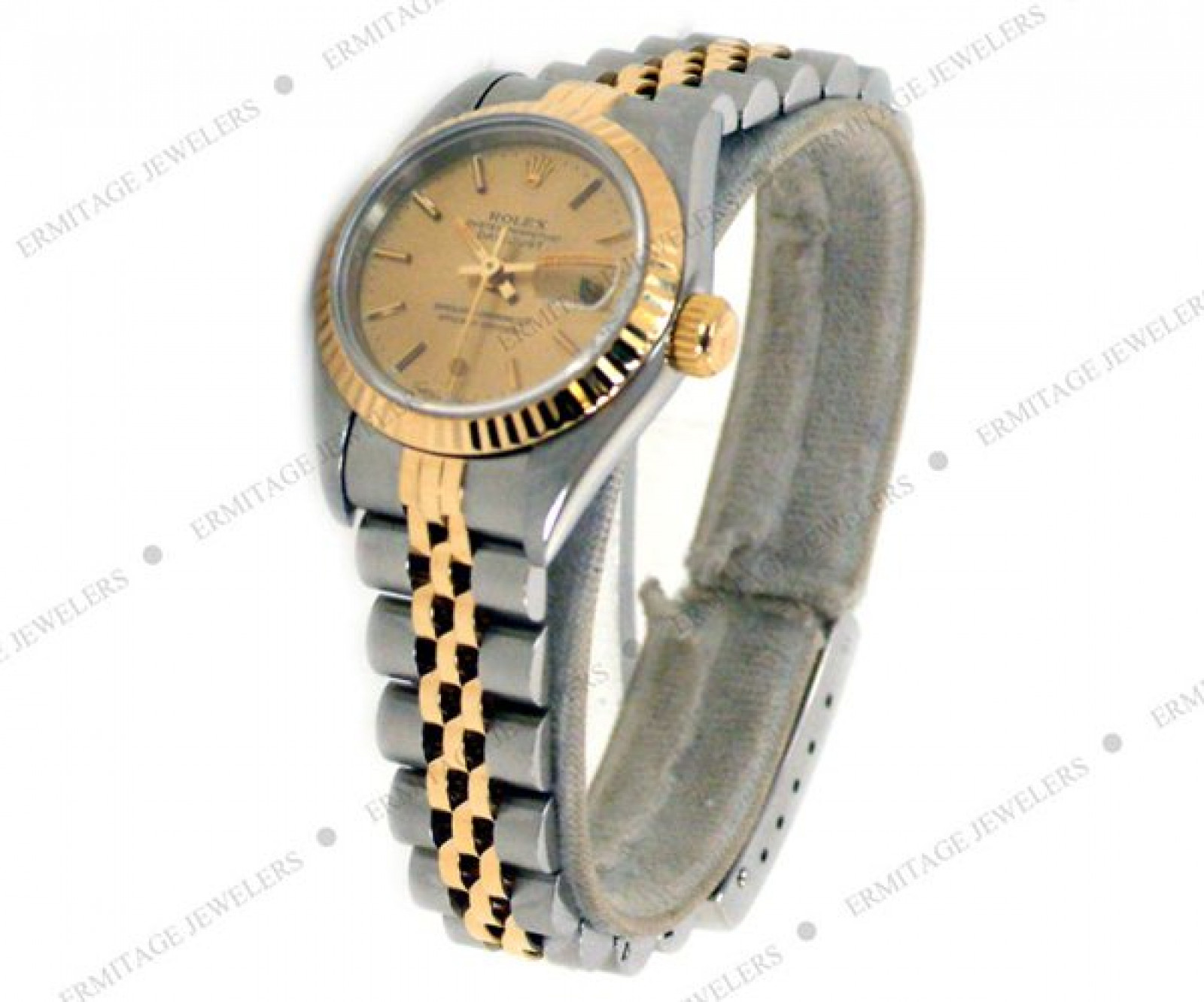 Pre-Owned Gold & Steel Rolex Datejust 69173 Year 1994