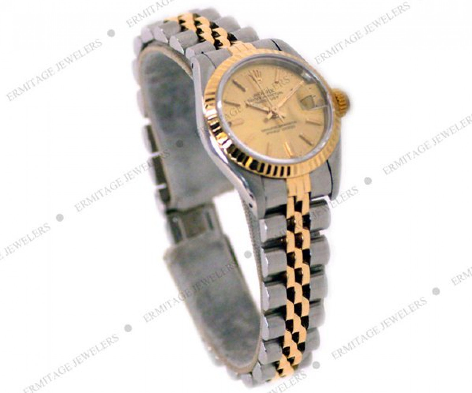 Pre-Owned Gold & Steel Rolex Datejust 69173 Year 1995