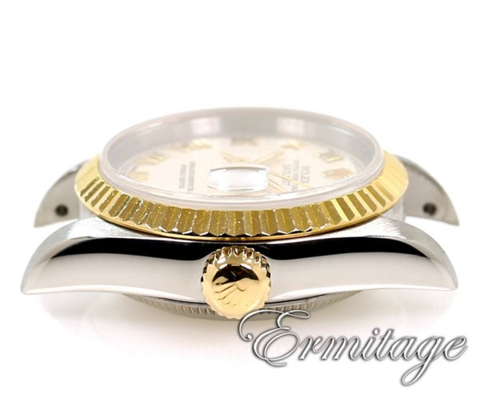 Rolex Datejust 69173 Gold & Steel with White Dial Year 1998