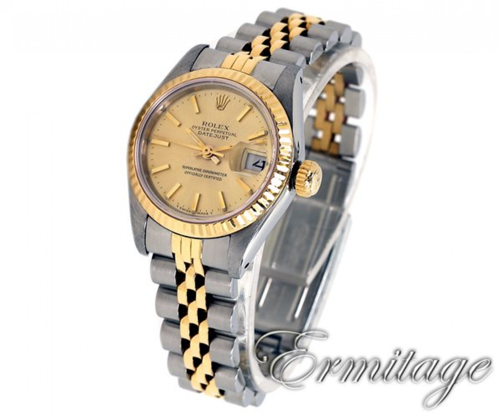 Pre-Owned Gold & Steel Rolex Datejust 69173 Year 1985