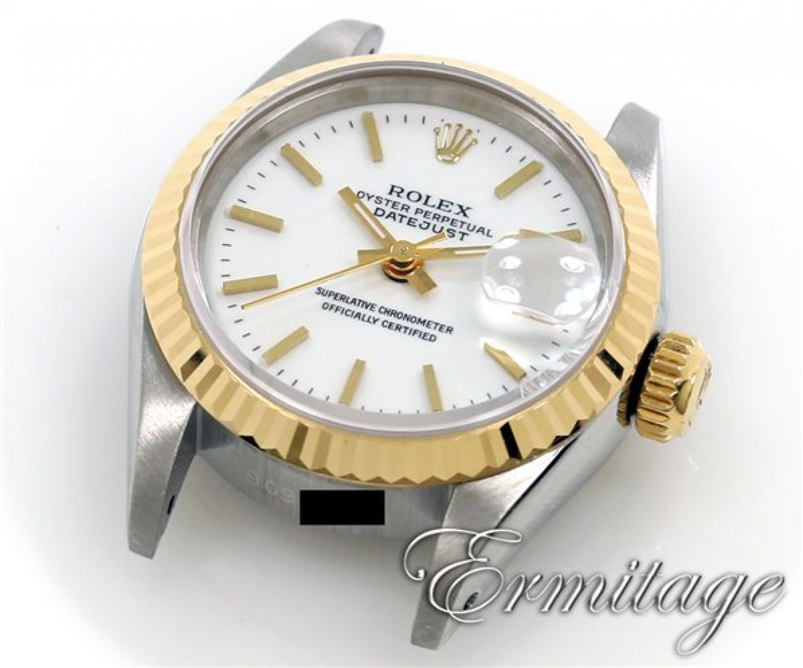 Rolex Datejust 69173 Gold & Steel With White Dial