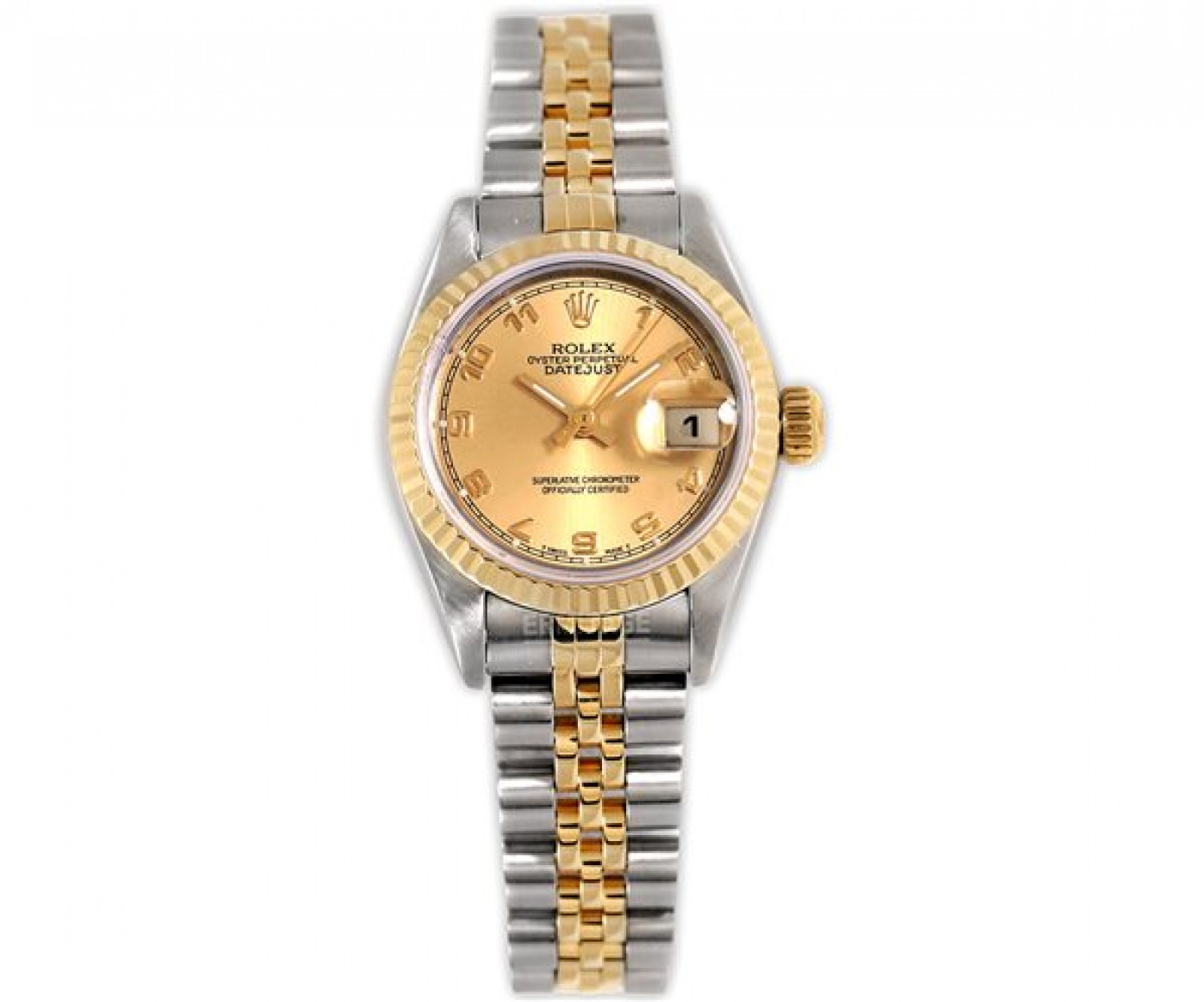Rolex Datejust 69173 Gold & Steel with Champagne Dial & Roman Markers