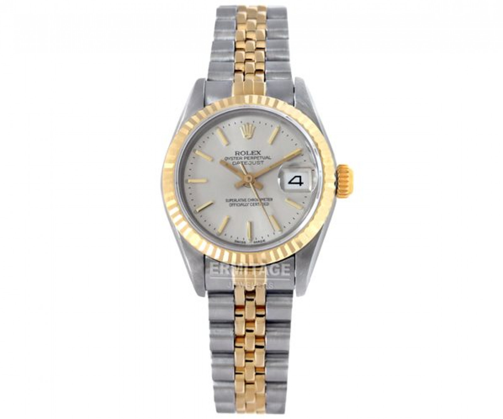 Rolex Datejust 69173 Gold & Steel With Silver Dial