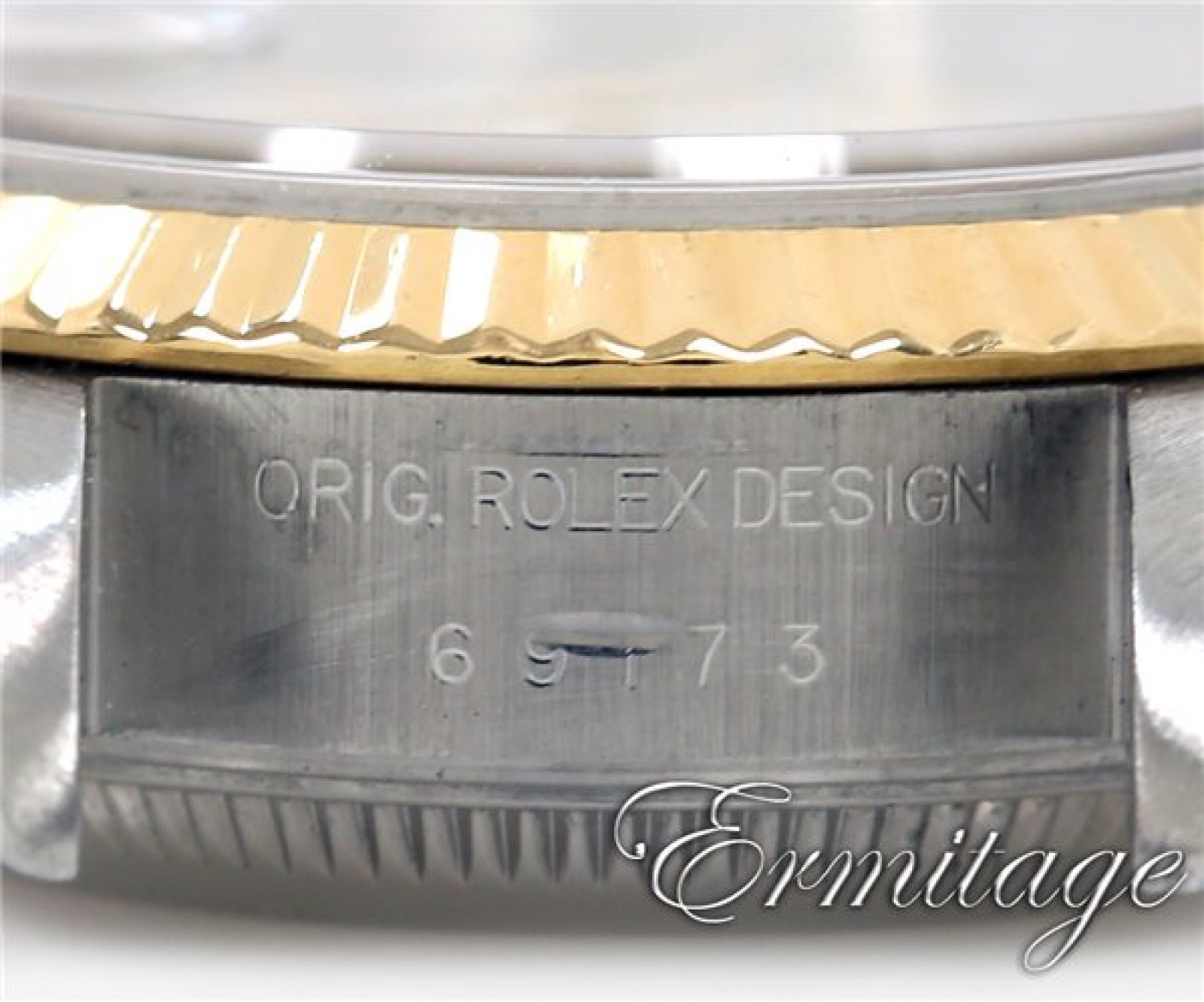 Rolex Datejust 69173 Gold & Steel White