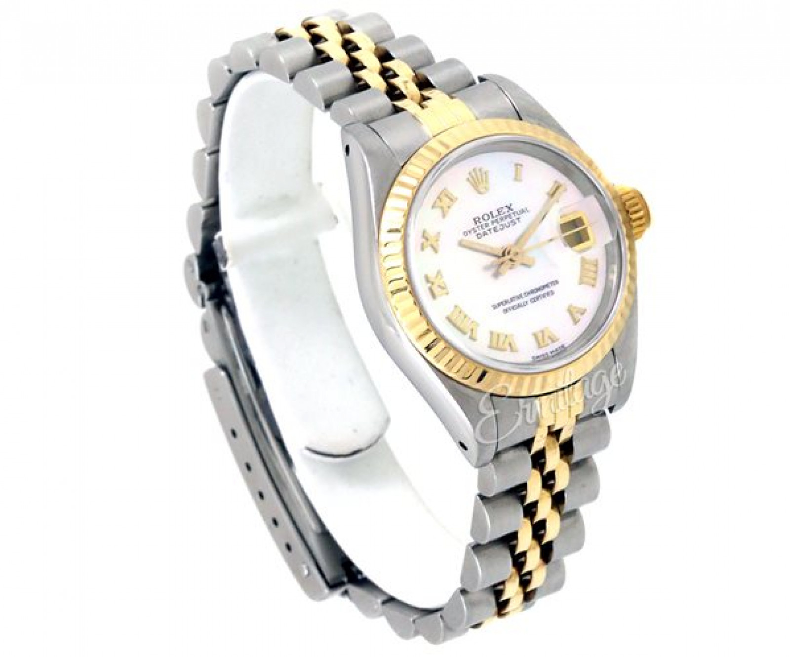 Rolex Datejust 69173 Gold & Steel with Ivory Dial & Roman Markers