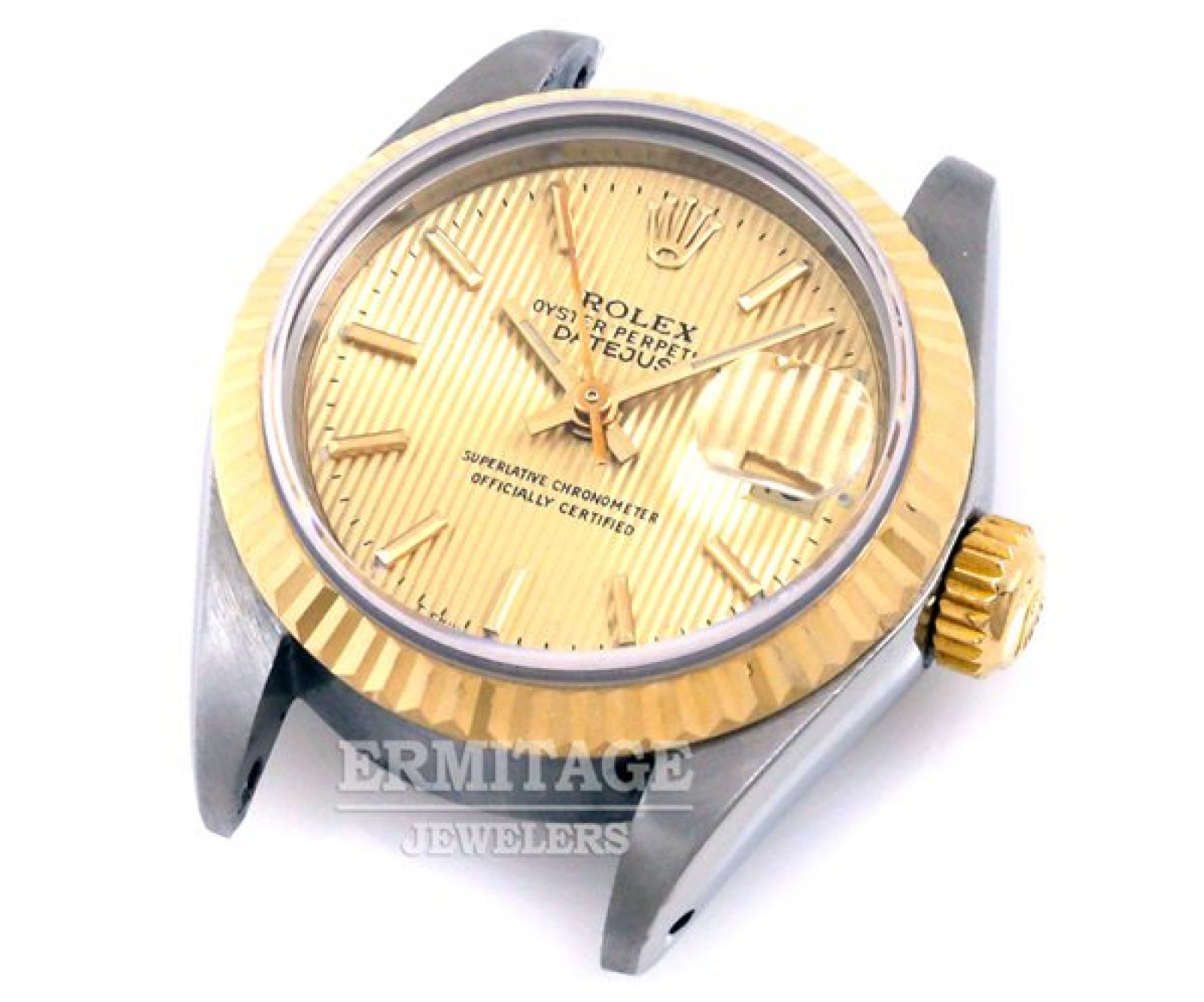 Tapestry Champagne Dial Rolex Datejust 69173