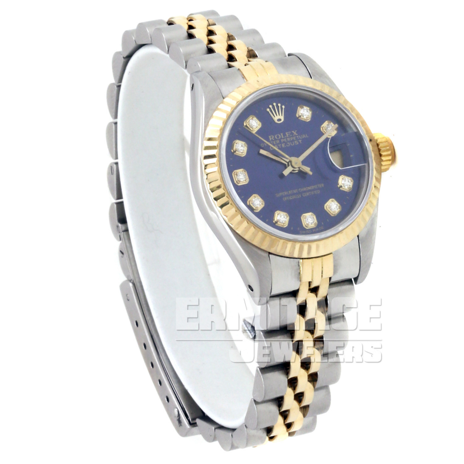 Ladies Rolex Datejust 69173 with Blue Dial