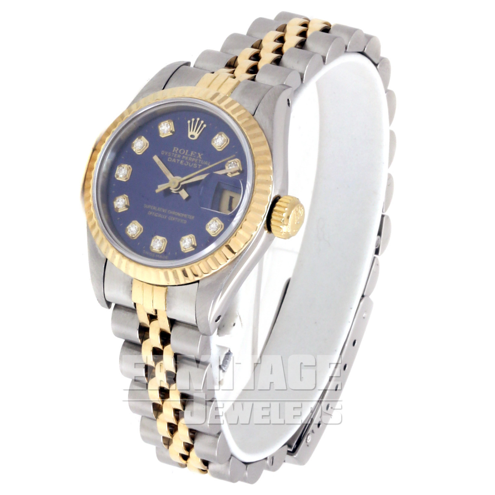 Ladies Rolex Datejust 69173 with Blue Dial