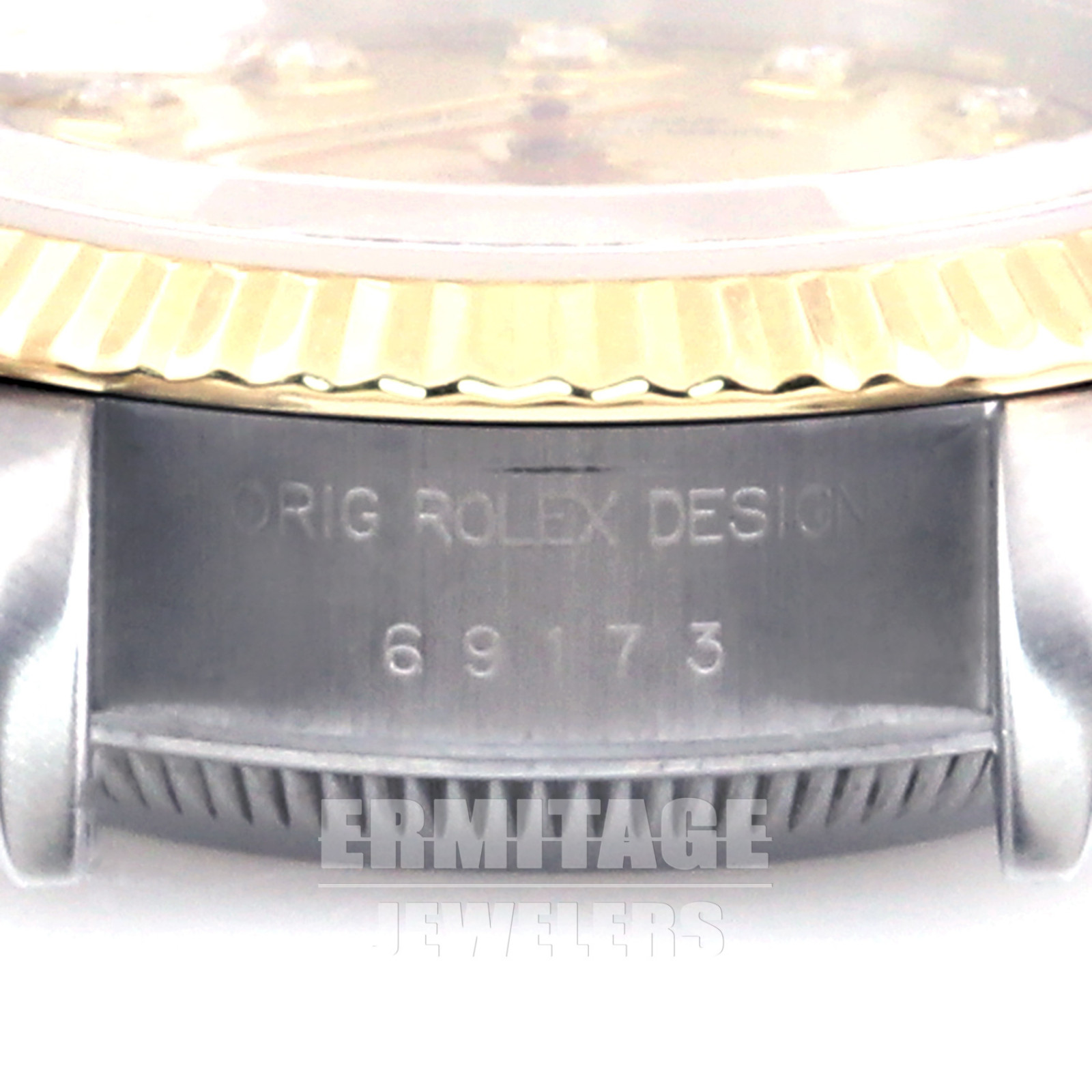 Ladies Rolex Datejust 69173 with Champagne Dial
