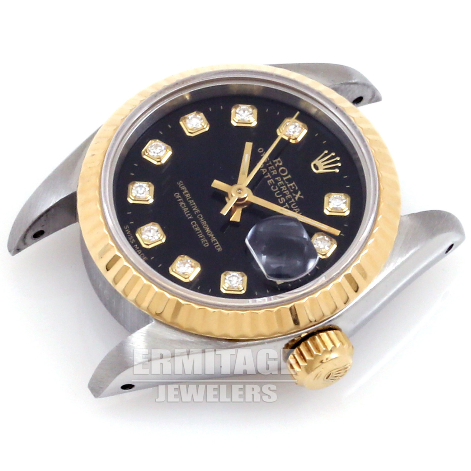 Pre-Owned Rolex Datejust 69173 with Black Dial