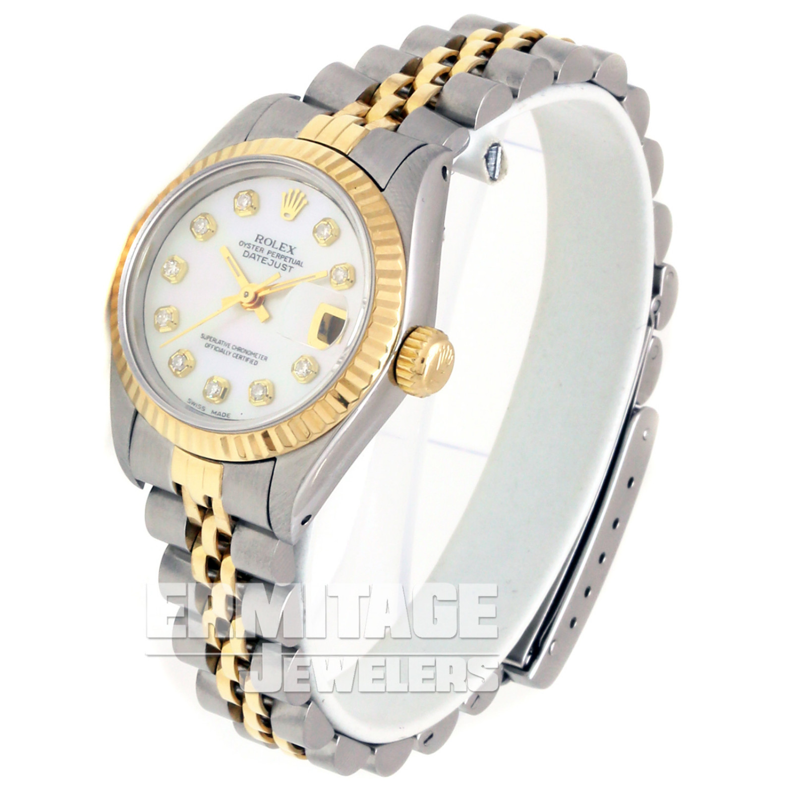 Ladies Rolex Datejust 69173 with White Dial