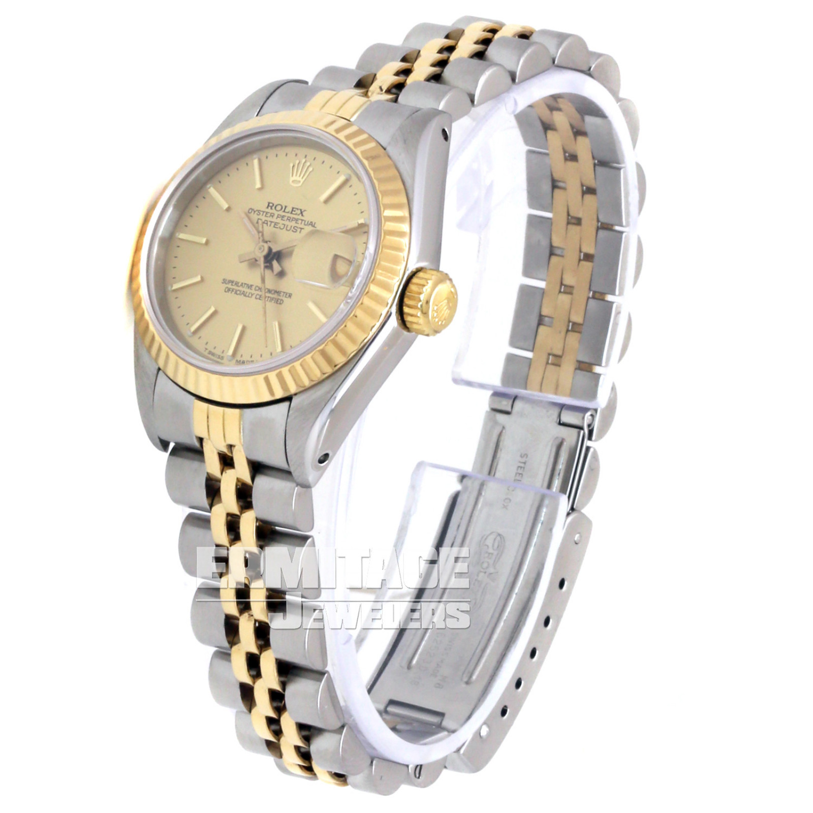 Pre-Owned Ladies Rolex Datejust 69173 with Champagne Dial
