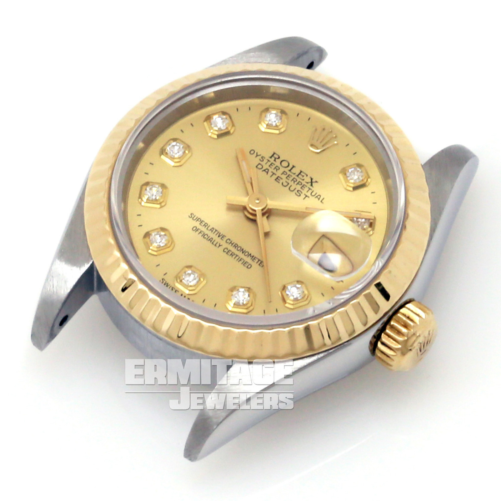 Rolex Datejust 69173 Fluted with Champagne Dial