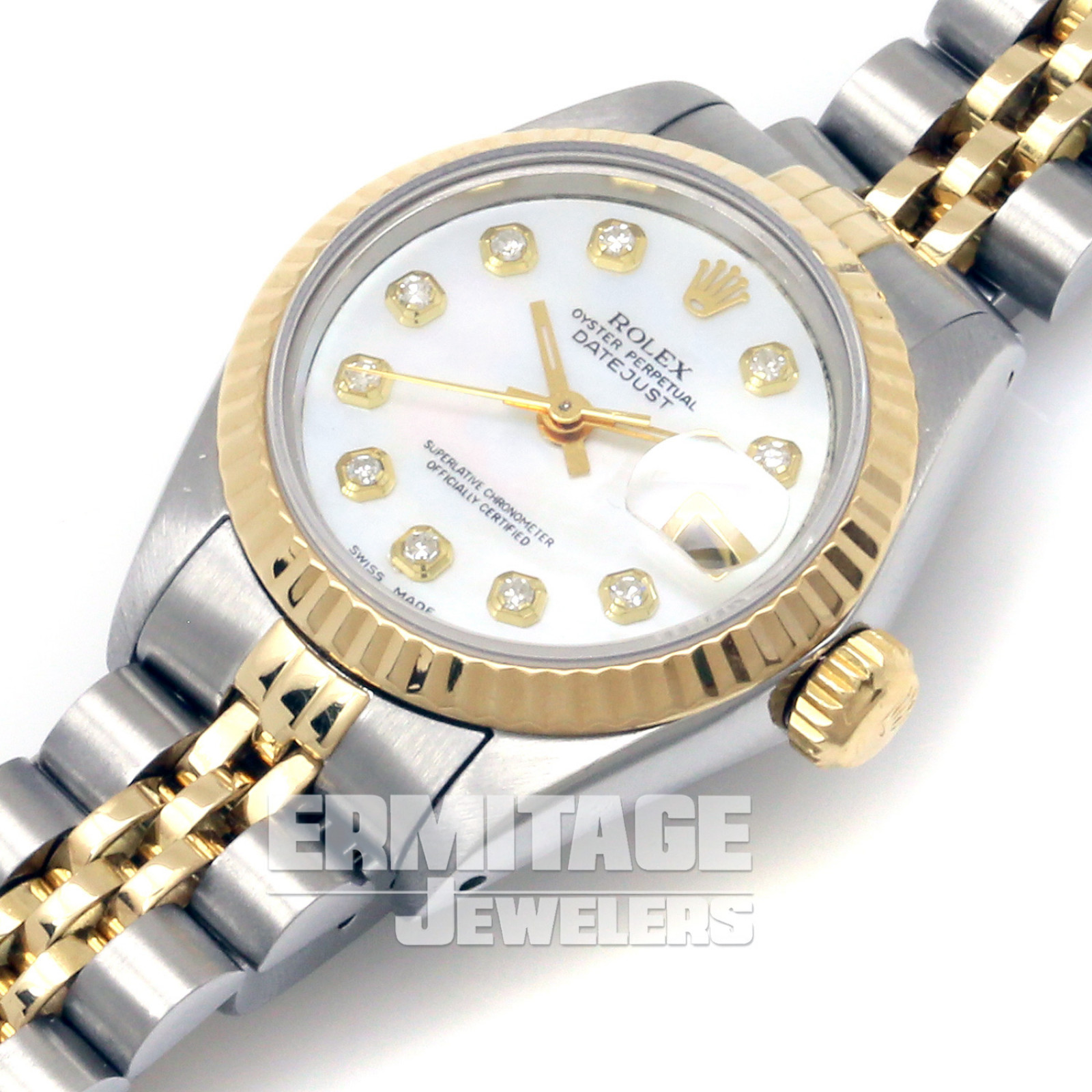 Ladies Rolex Datejust 69173 with White Dial
