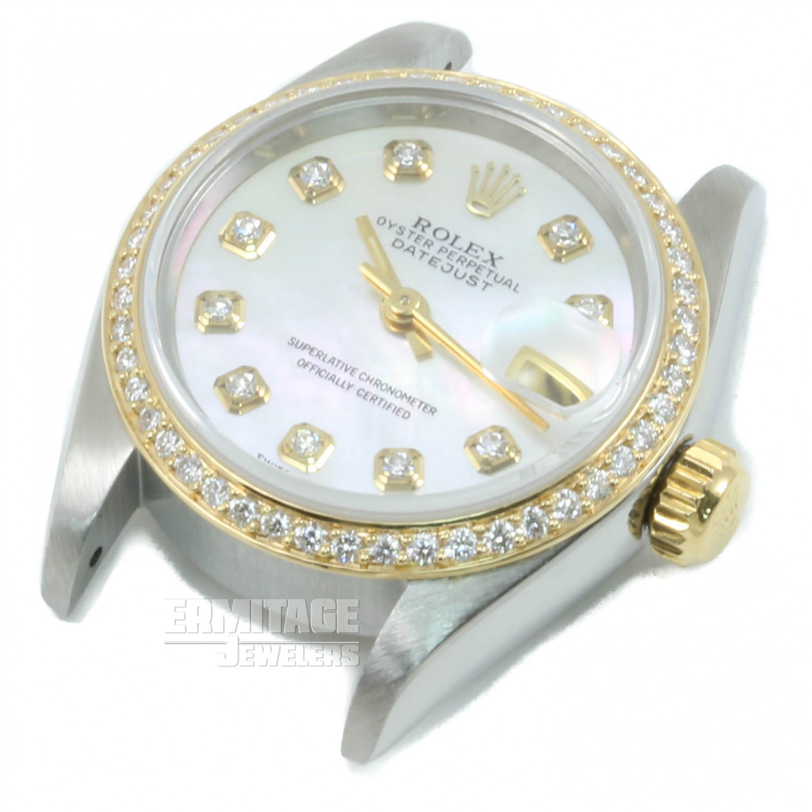 Mother Of Pearl Rolex Datejust 69173 with White Dial