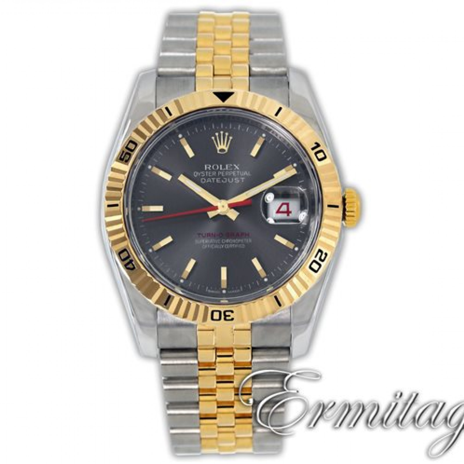 Rolex Turn-O-Graph 116263 Gold & | Ermitage Jewelers