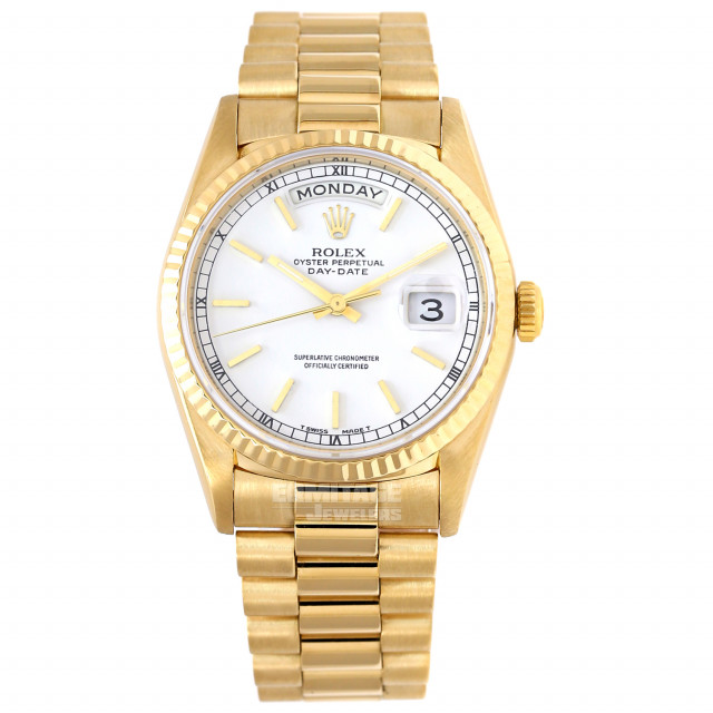 Yellow Gold Rolex Day-Date 18238 36 mm