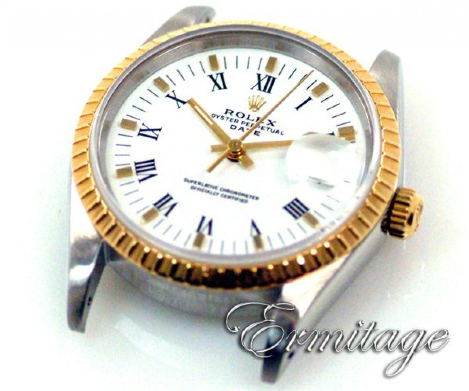 Rolex Date 15233 Gold & Steel White 1991